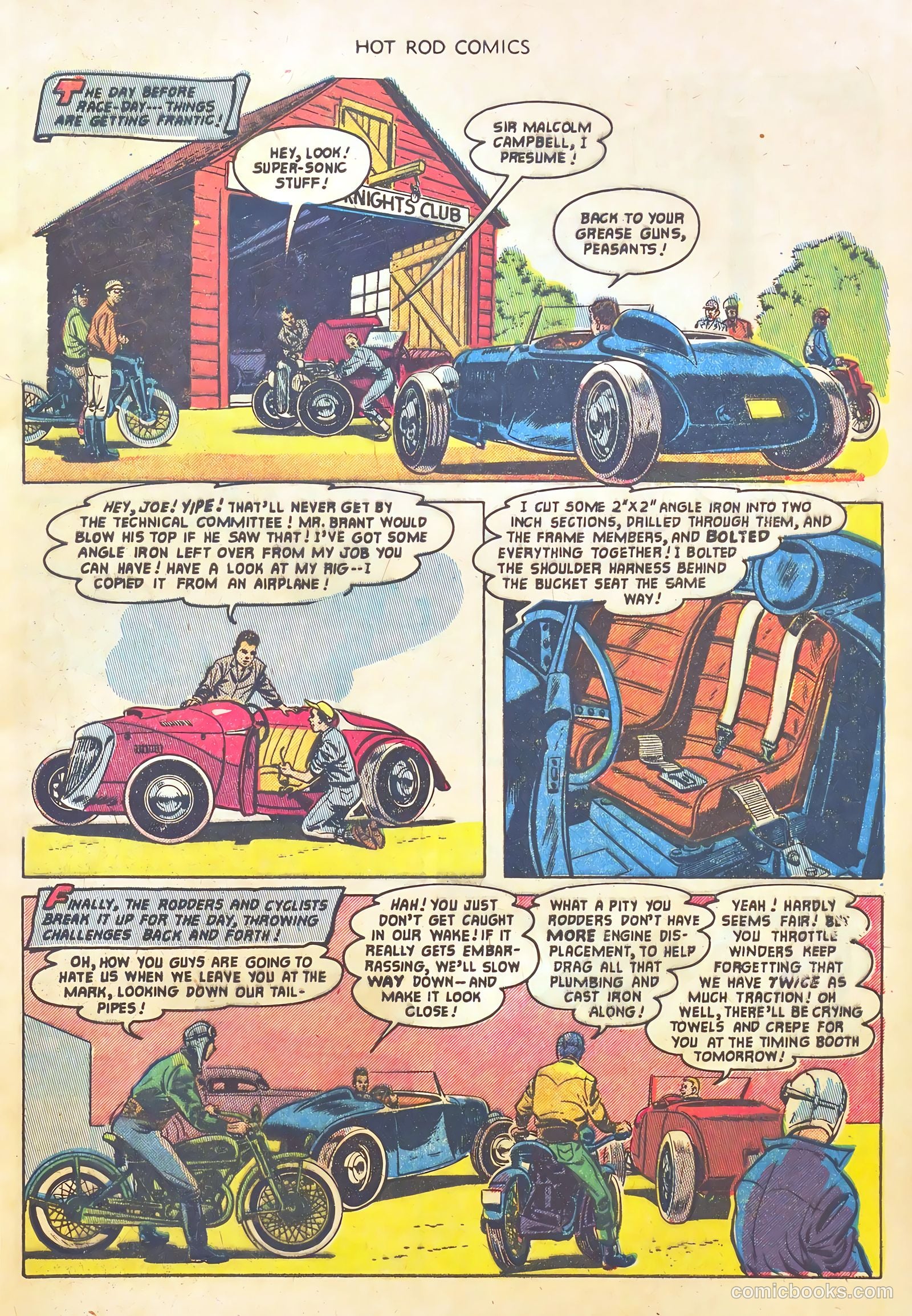 Hot Rod Comics #2 (1952) — page 9 of 36