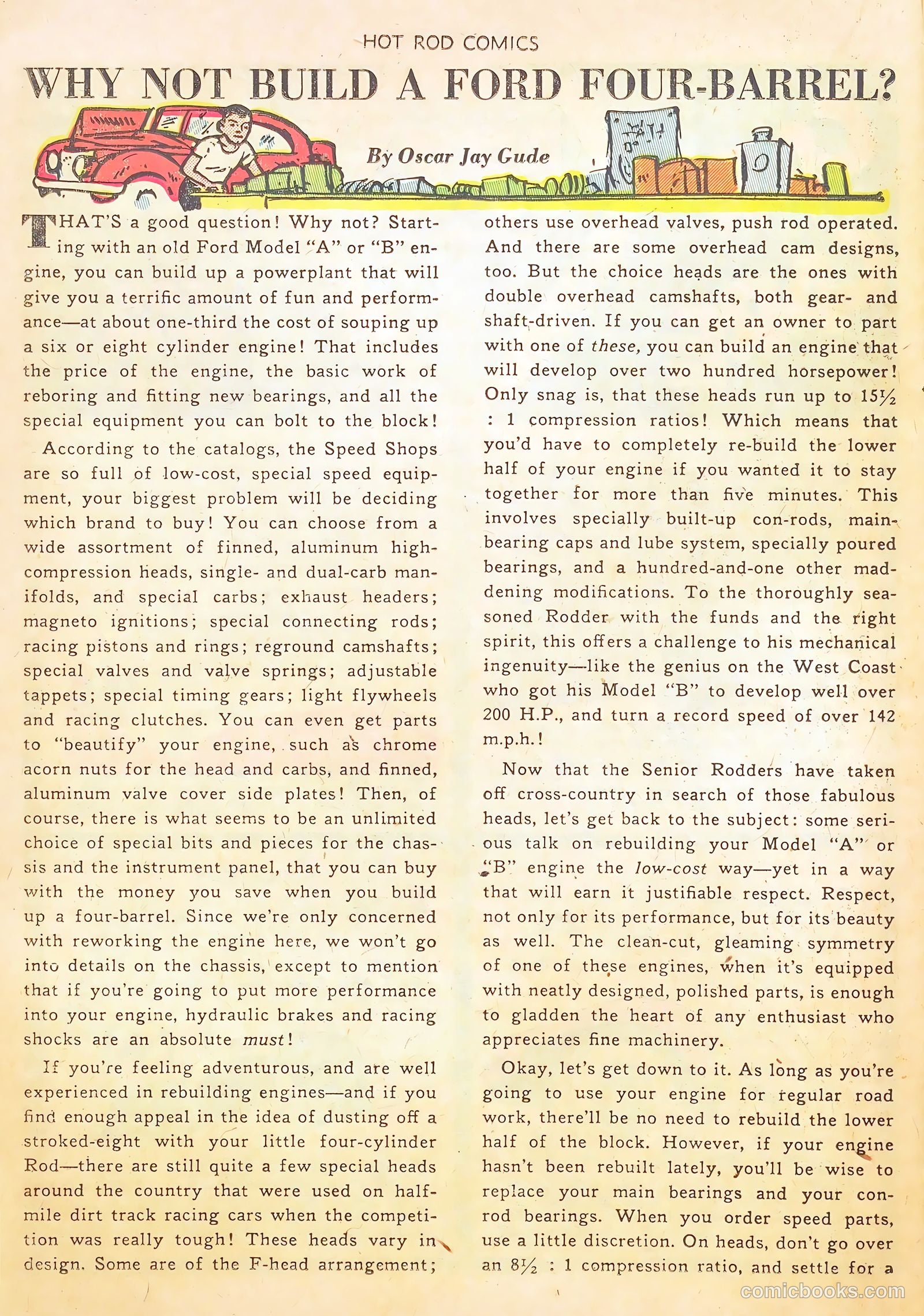 Hot Rod Comics #2 (1952) — page 21 of 36