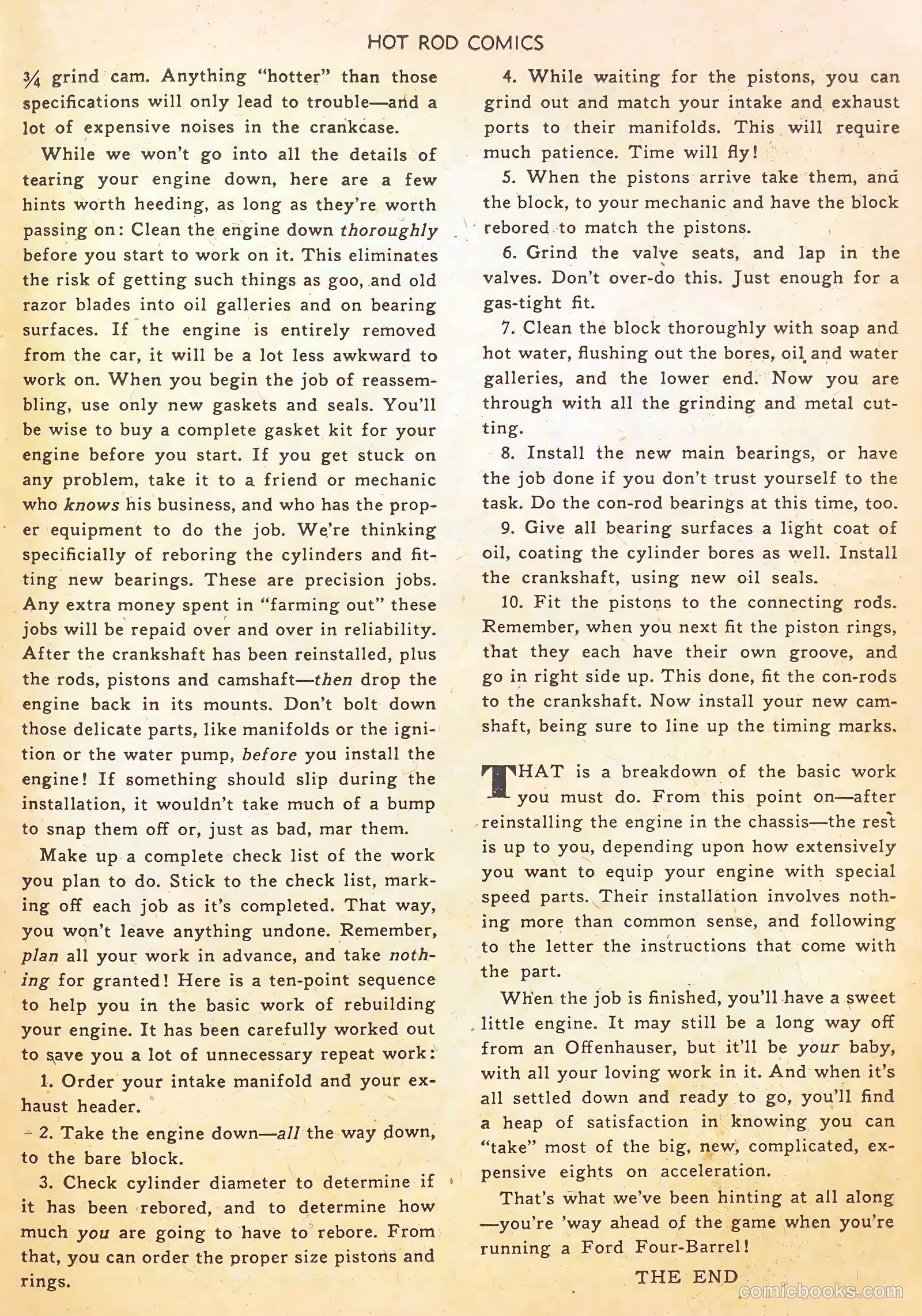 Hot Rod Comics #2 (1952) — page 22 of 36