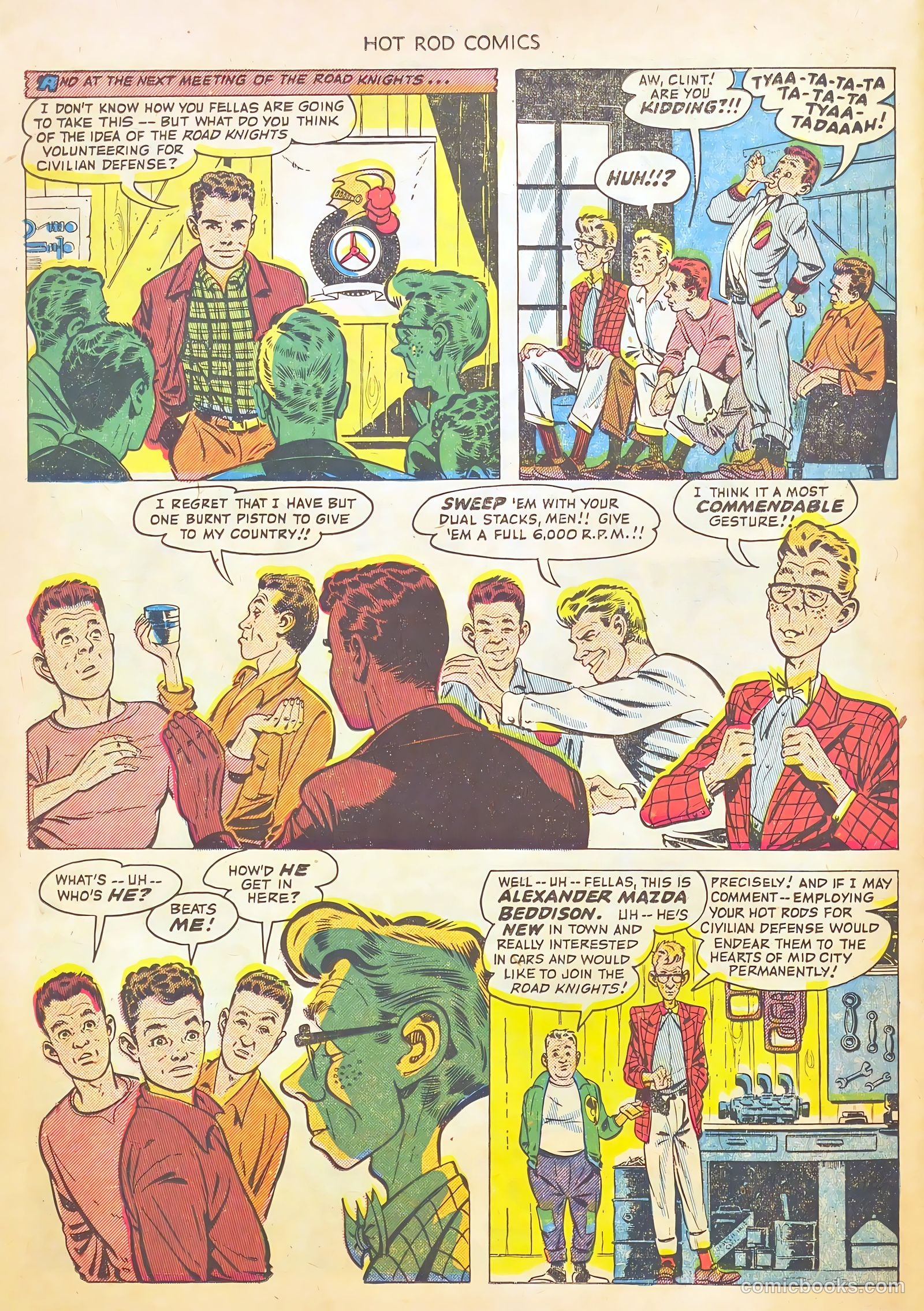 Hot Rod Comics #2 (1952) — page 25 of 36