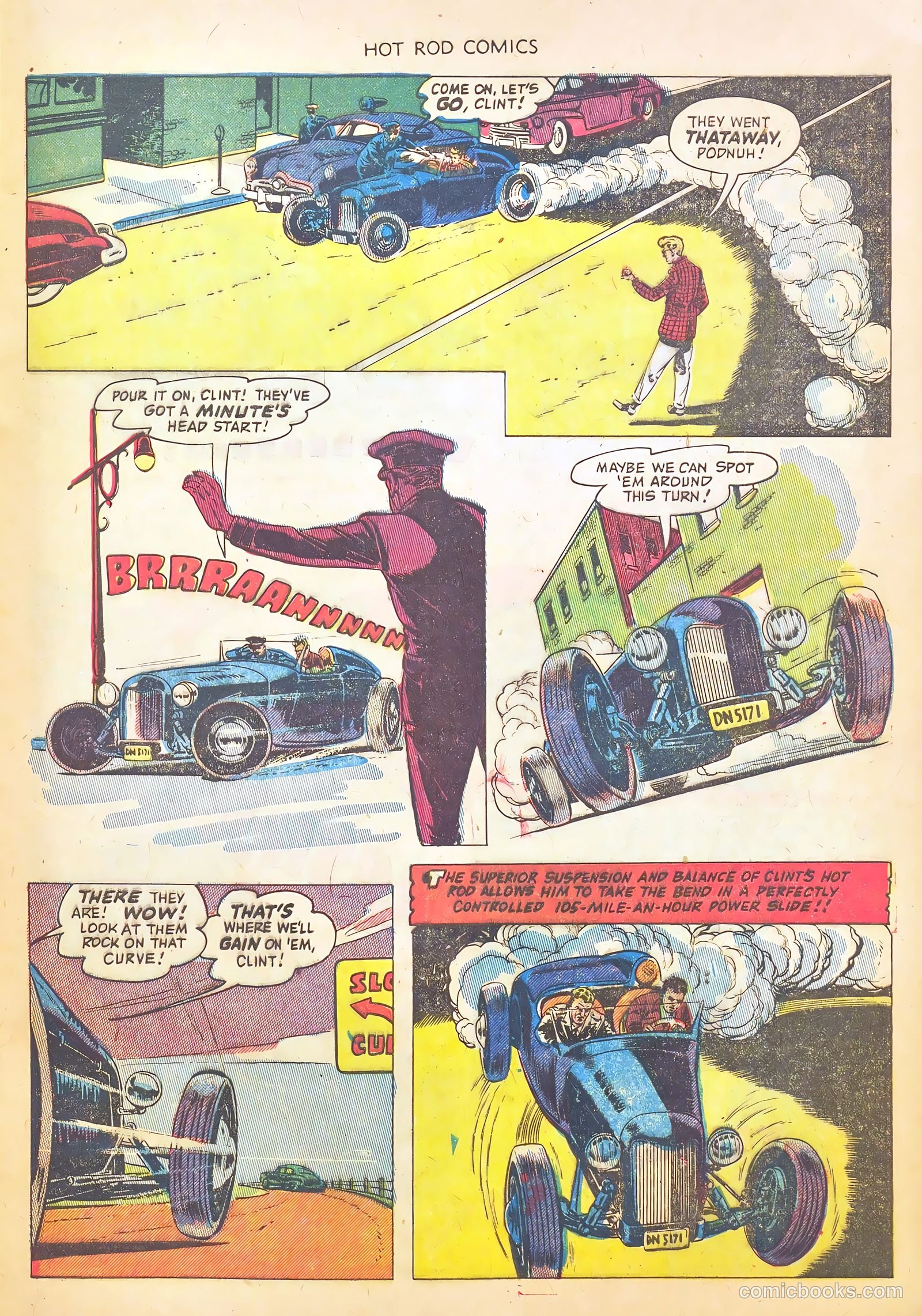 Hot Rod Comics #2 (1952) — page 28 of 36