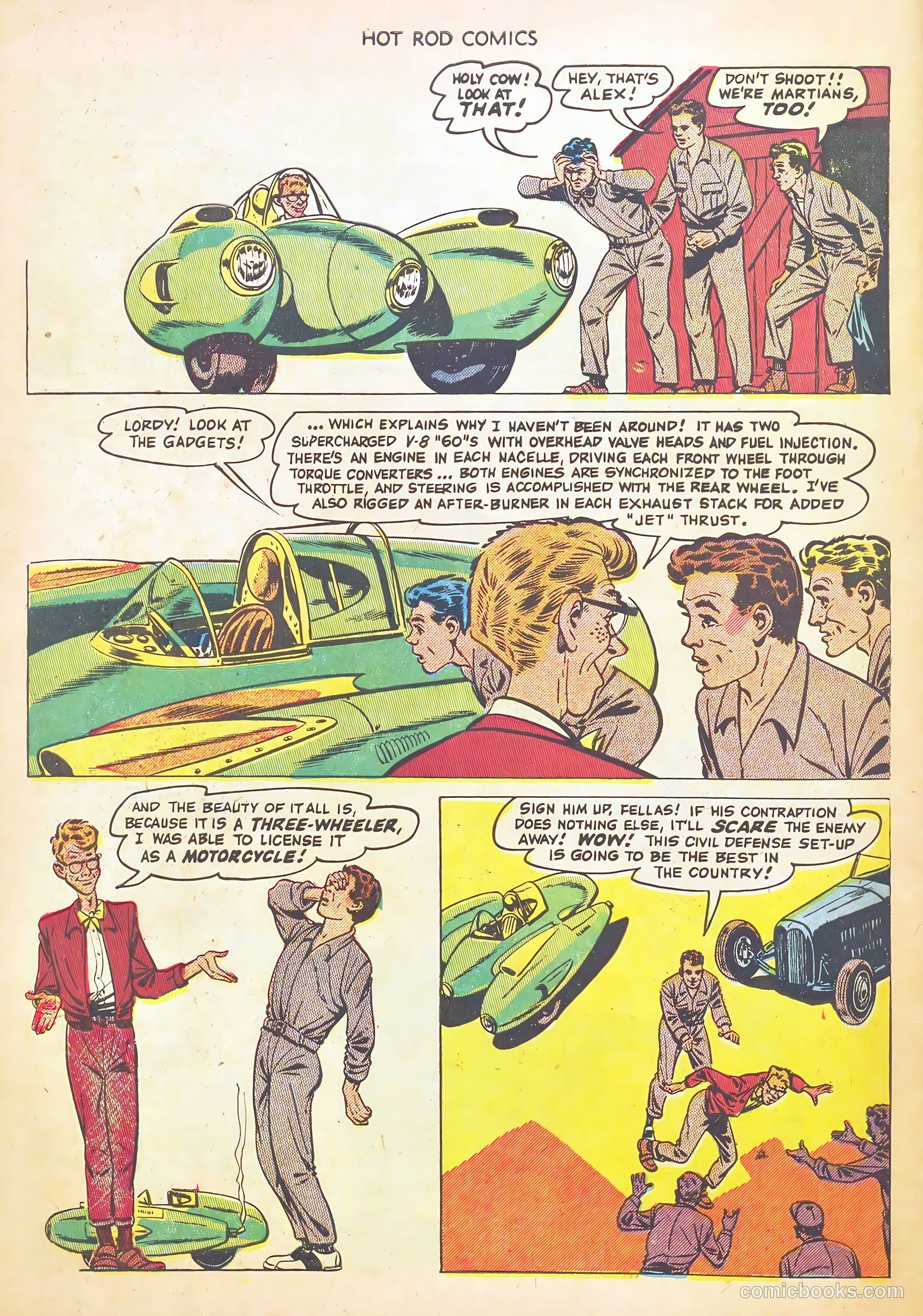 Hot Rod Comics #2 (1952) — page 33 of 36