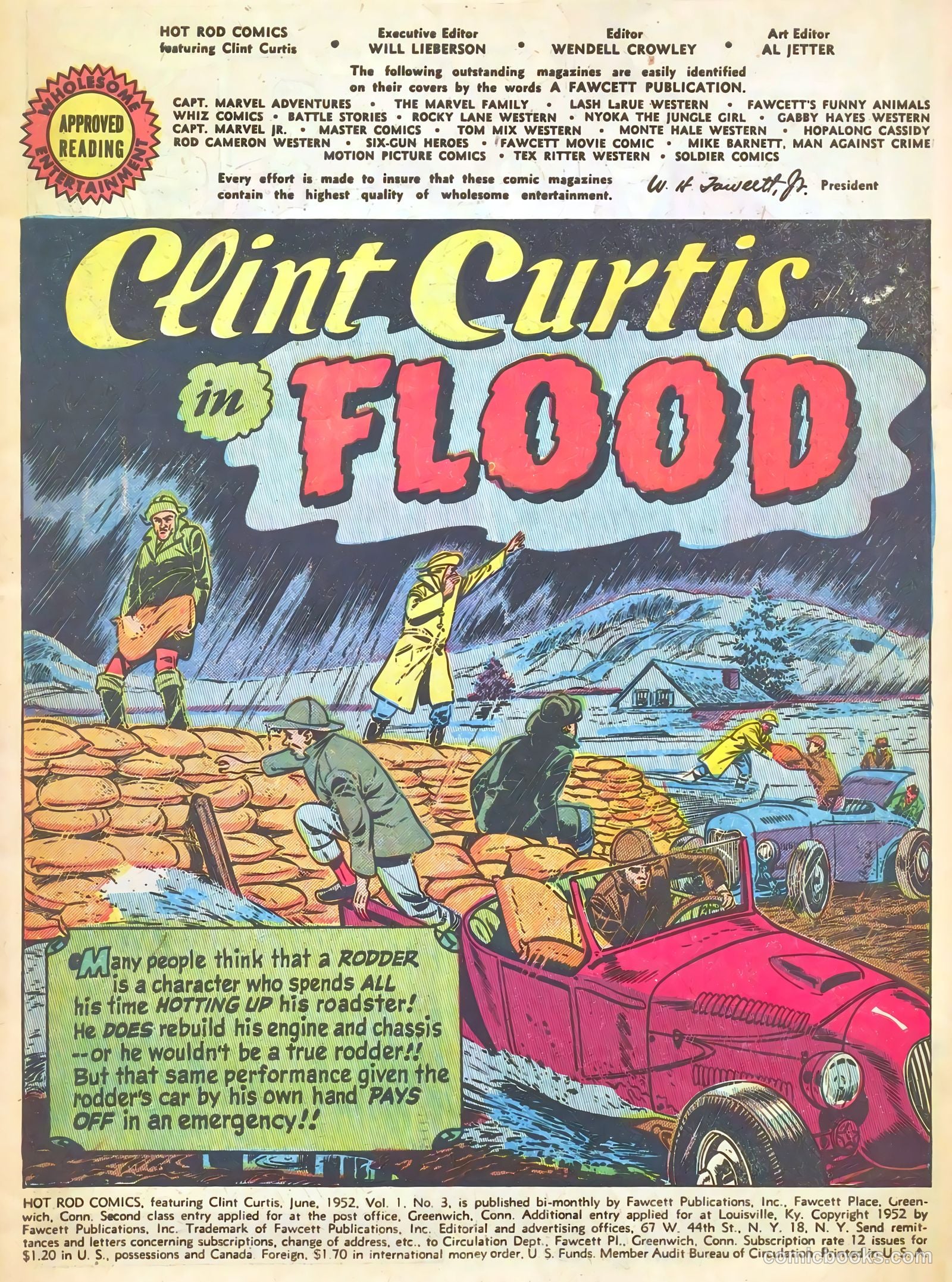 Hot Rod Comics #3 (1952) — page 3 of 36