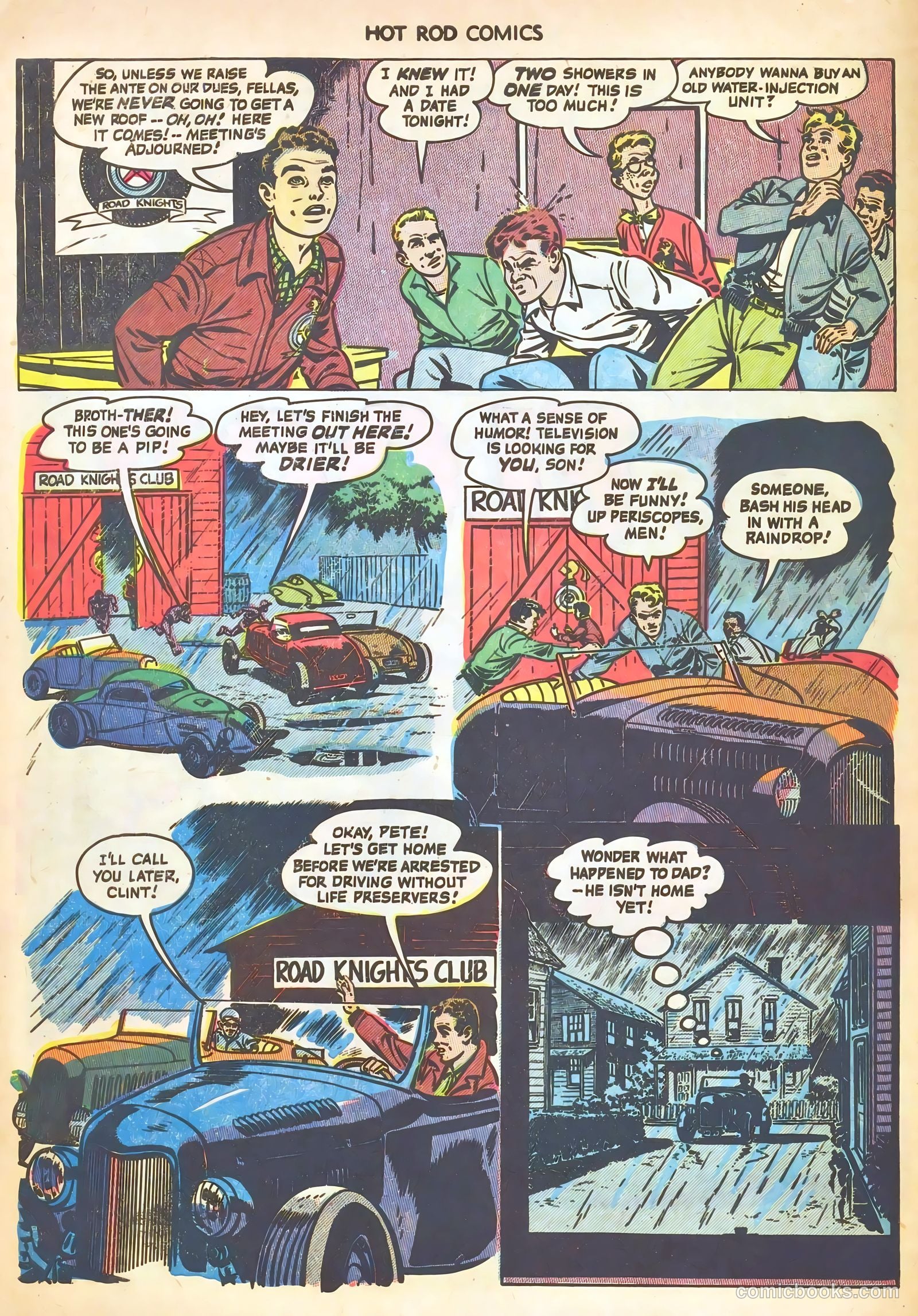 Hot Rod Comics #3 (1952) — page 4 of 36