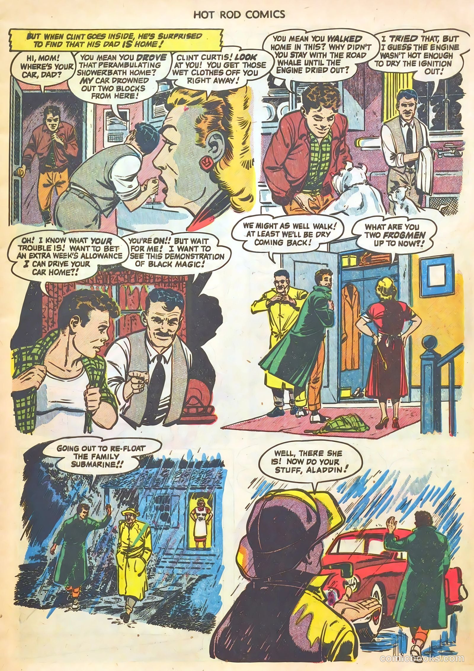 Hot Rod Comics #3 (1952) — page 5 of 36