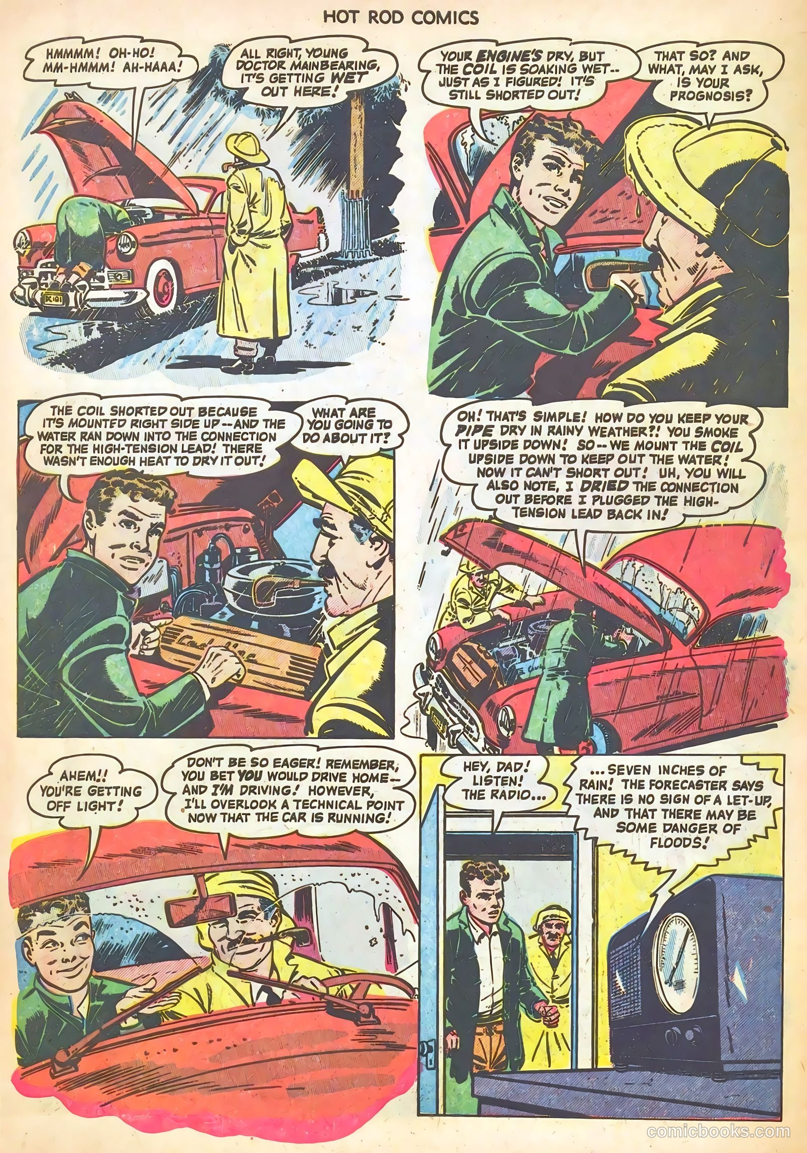 Hot Rod Comics #3 (1952) — page 6 of 36
