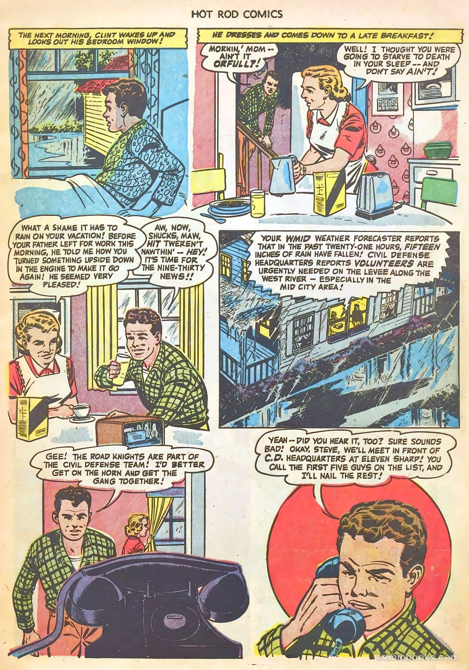 Hot Rod Comics #3 (1952) — page 7 of 36