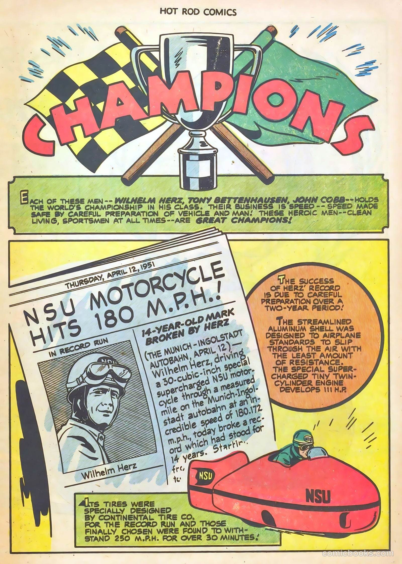 Hot Rod Comics #3 (1952) — page 17 of 36