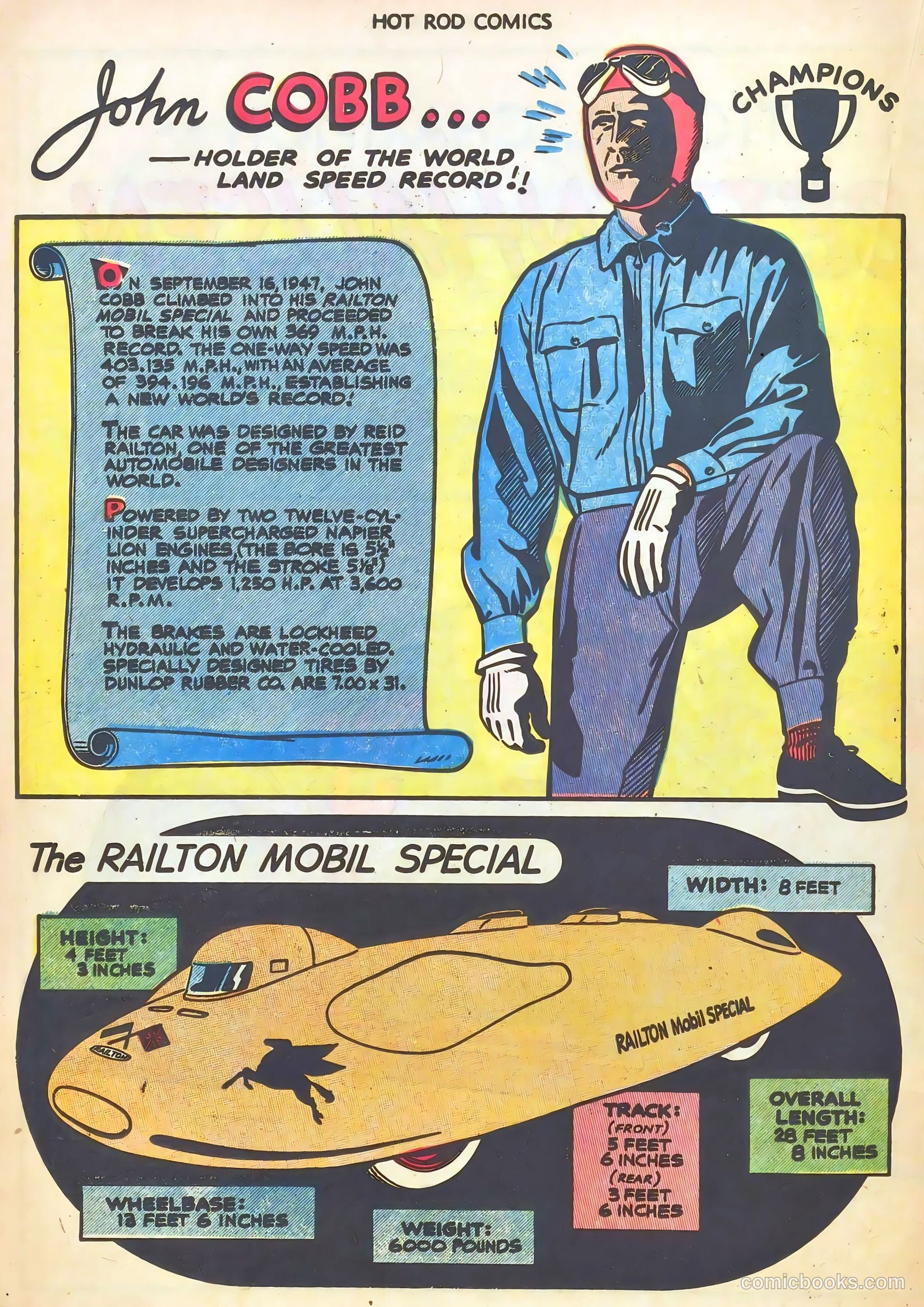 Hot Rod Comics #3 (1952) — page 19 of 36