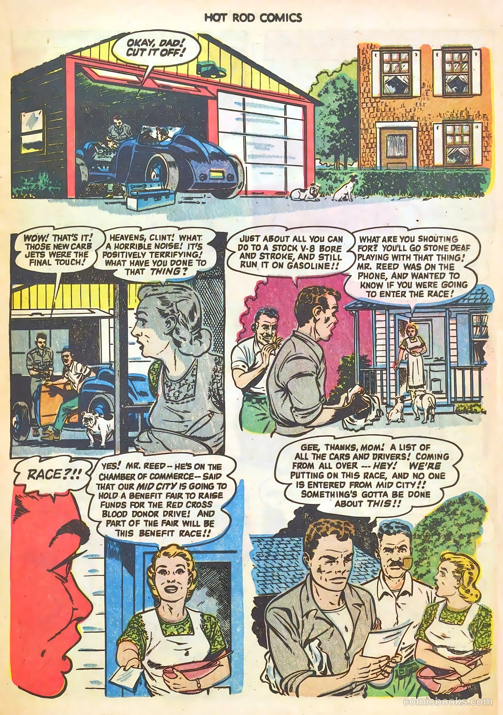 Hot Rod Comics #3 (1952) — page 24 of 36