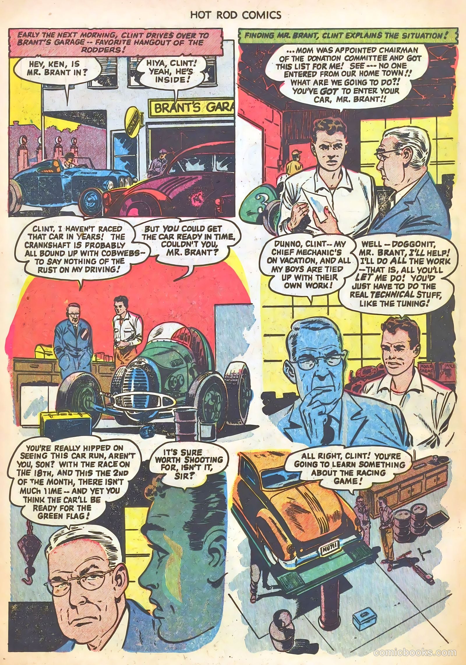 Hot Rod Comics #3 (1952) — page 25 of 36