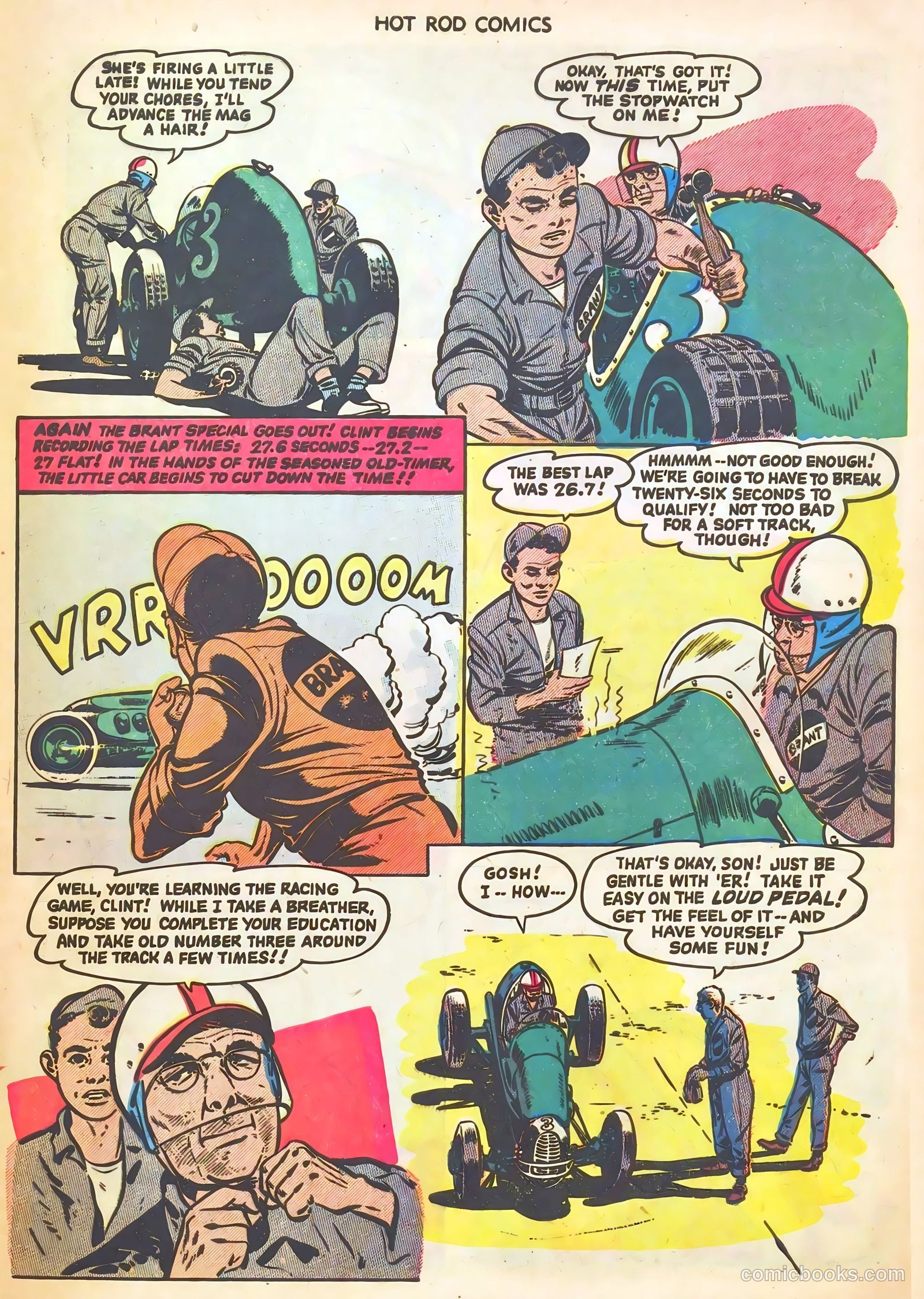 Hot Rod Comics #3 (1952) — page 28 of 36