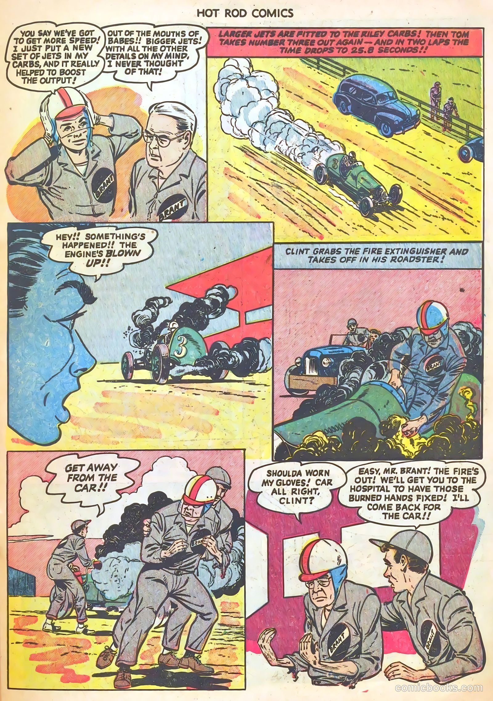 Hot Rod Comics #3 (1952) — page 30 of 36