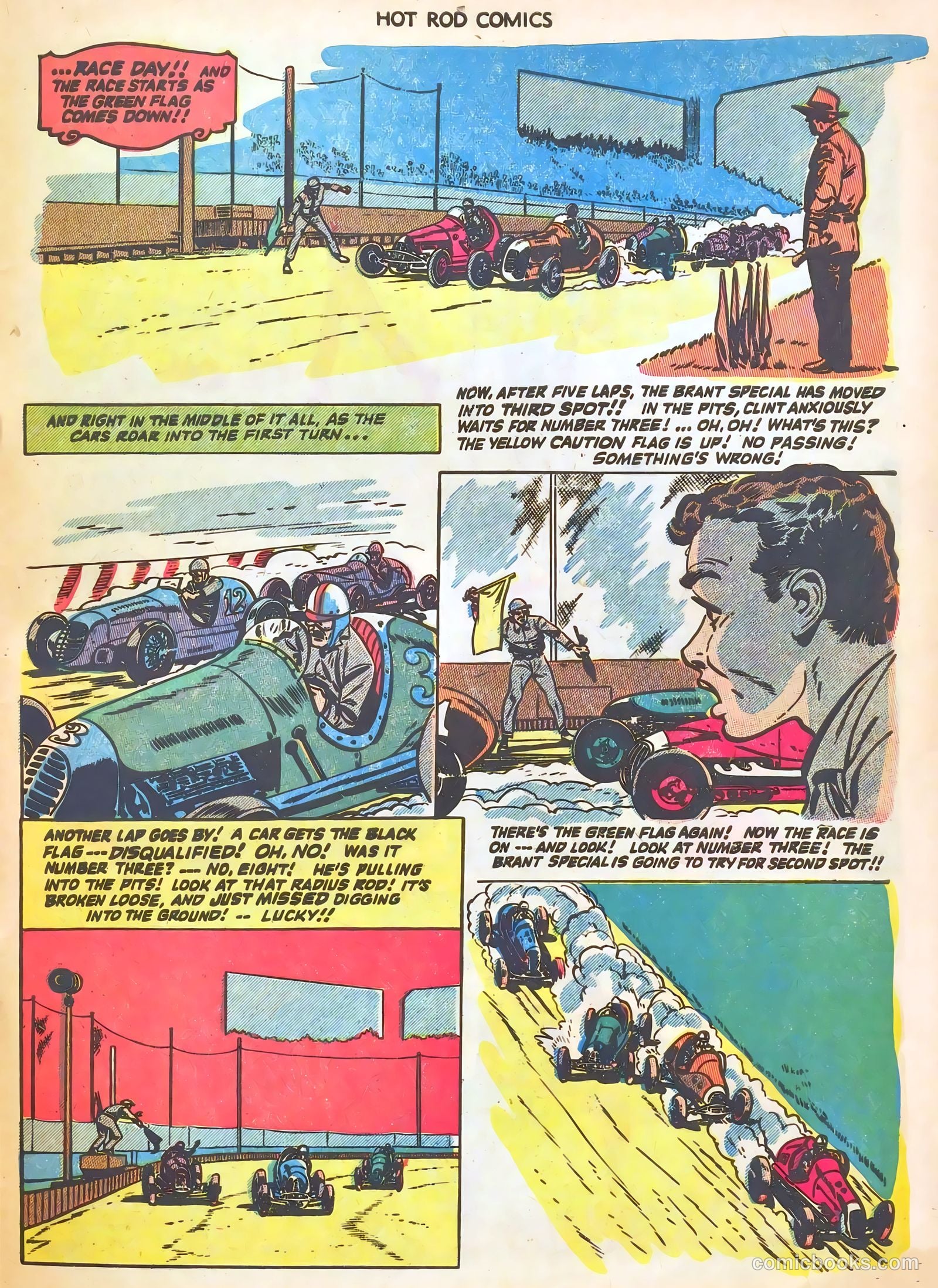 Hot Rod Comics #3 (1952) — page 32 of 36
