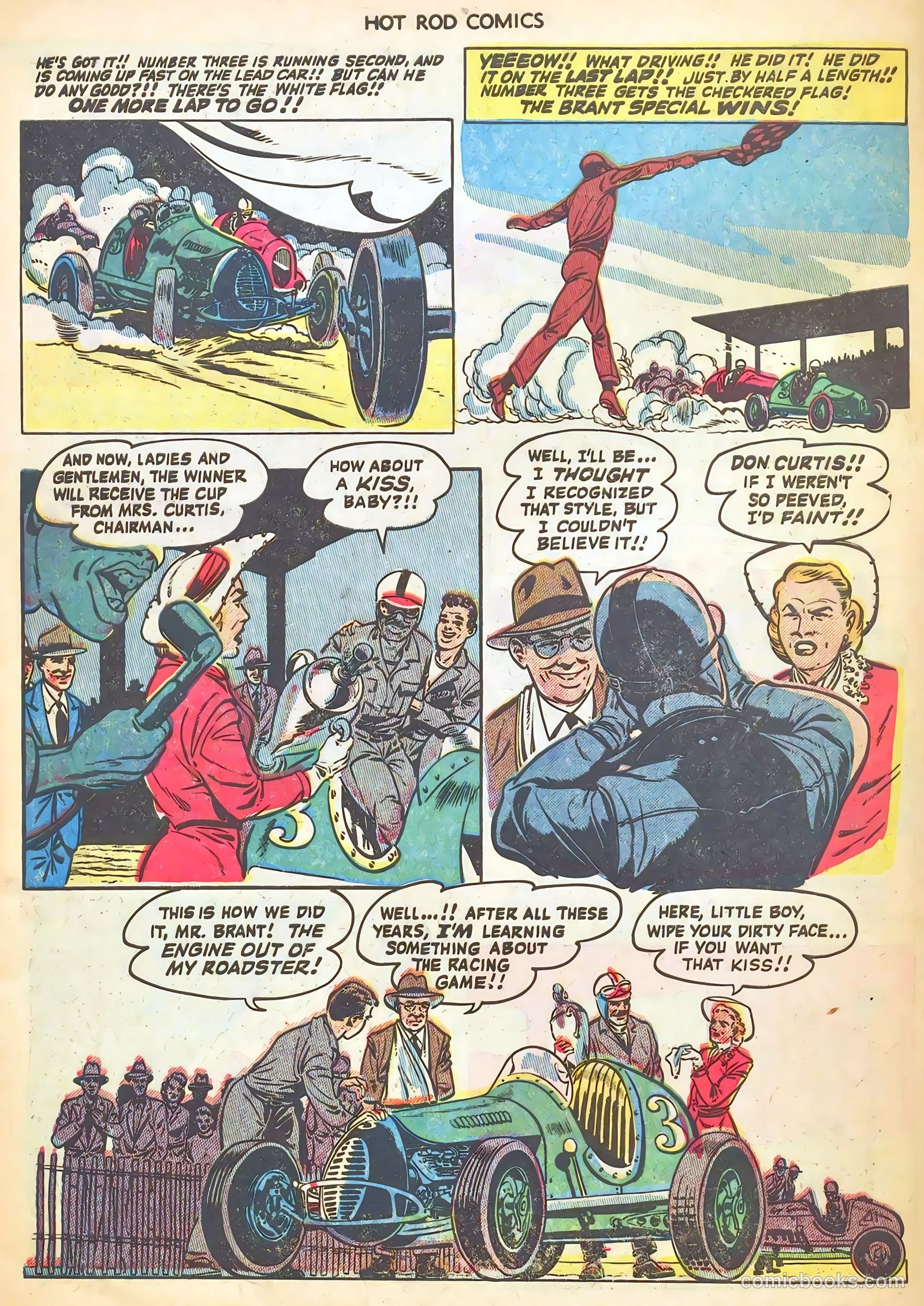 Hot Rod Comics #3 (1952) — page 33 of 36