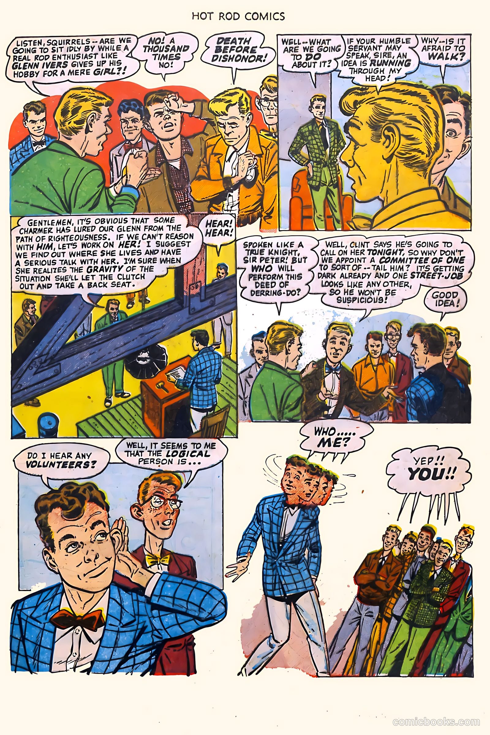 Hot Rod Comics #4 (1952) — page 5 of 37