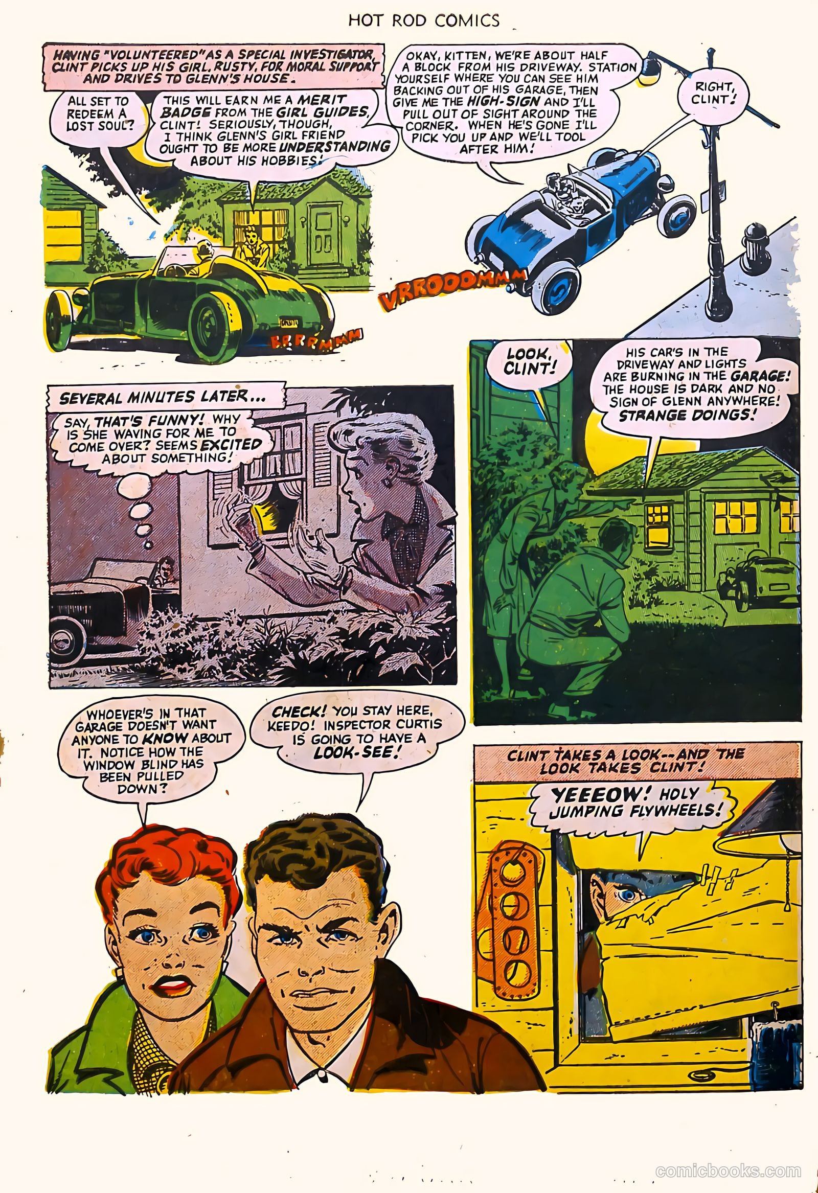 Hot Rod Comics #4 (1952) — page 6 of 37