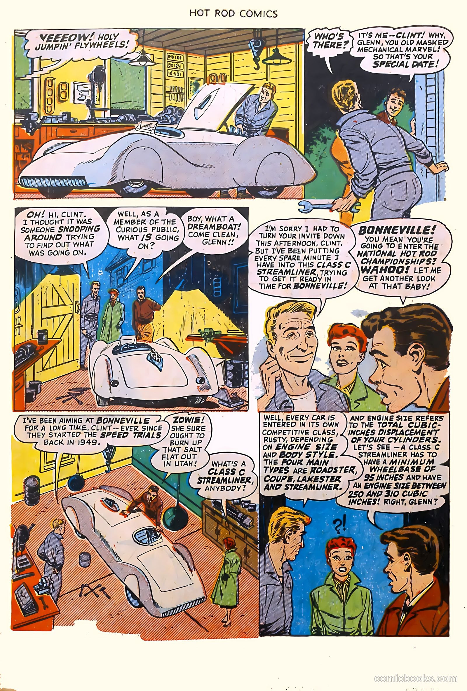 Hot Rod Comics #4 (1952) — page 7 of 37