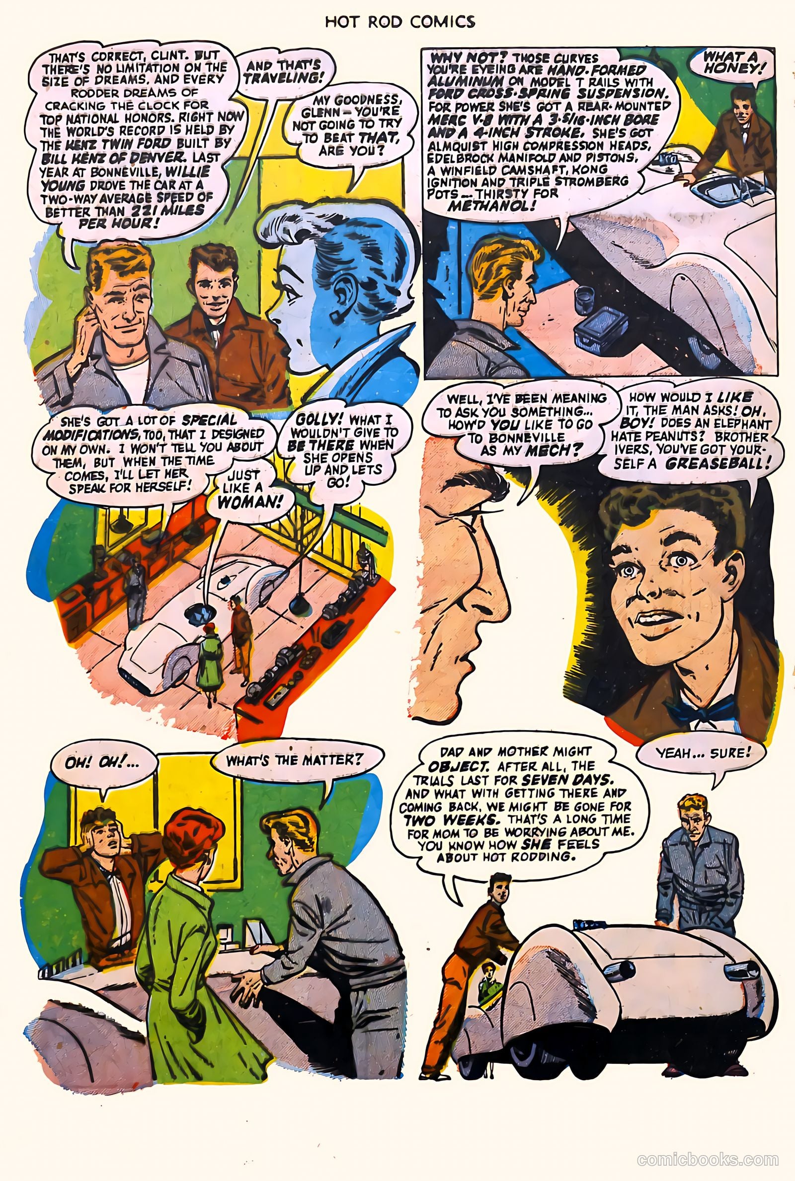 Hot Rod Comics #4 (1952) — page 8 of 37
