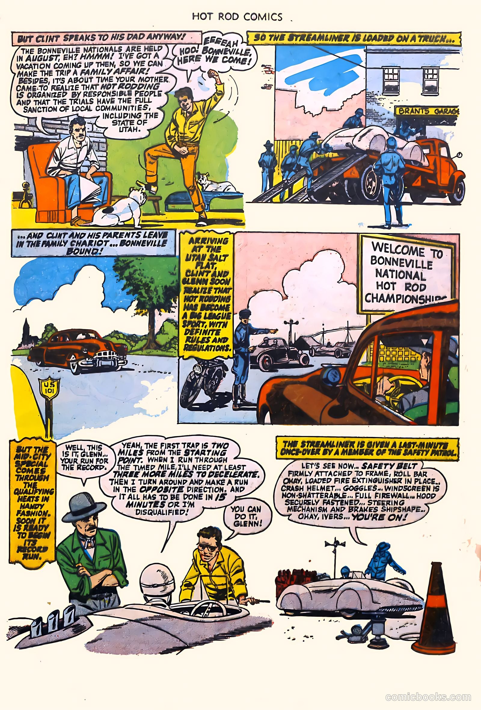 Hot Rod Comics #4 (1952) — page 9 of 37