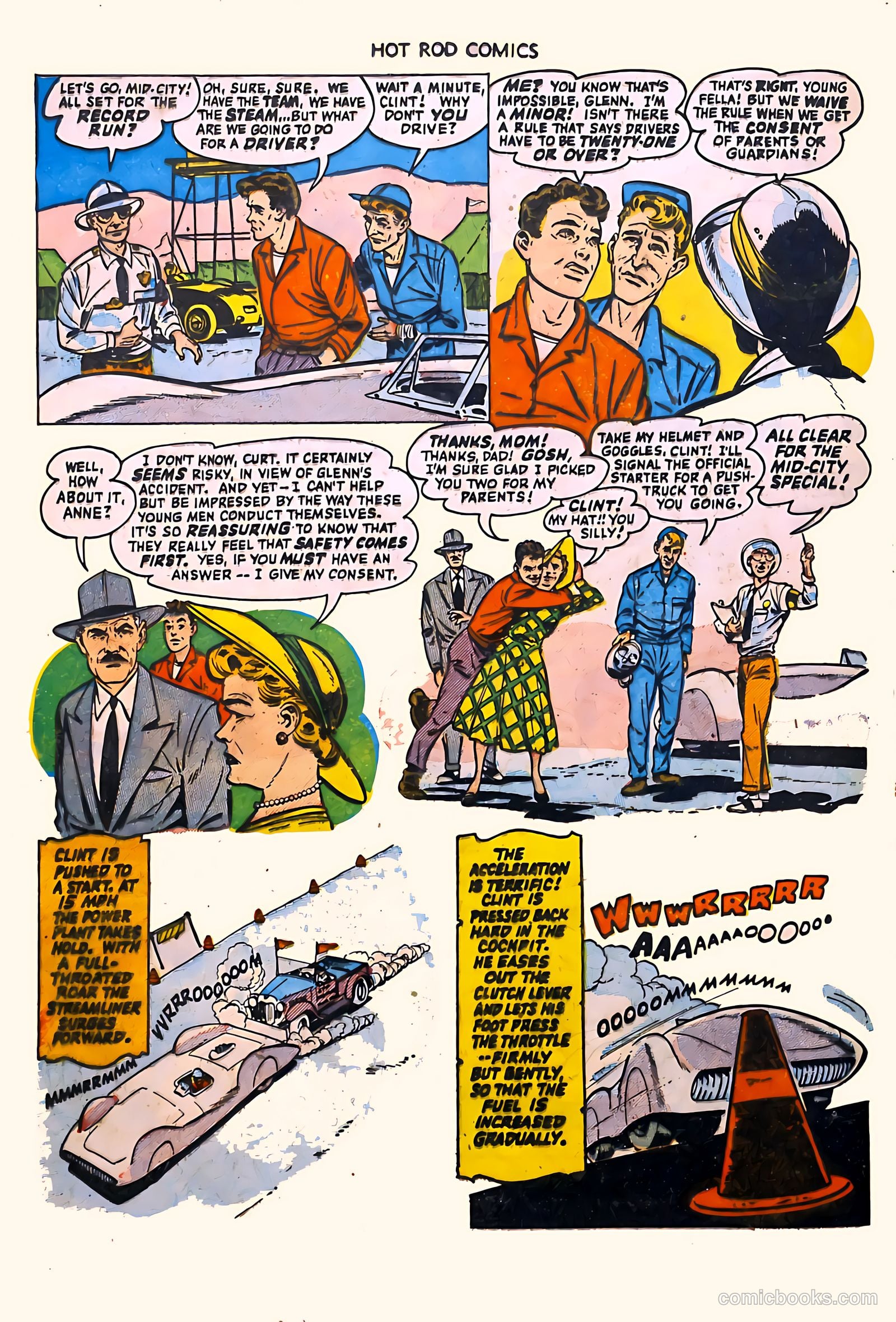 Hot Rod Comics #4 (1952) — page 12 of 37