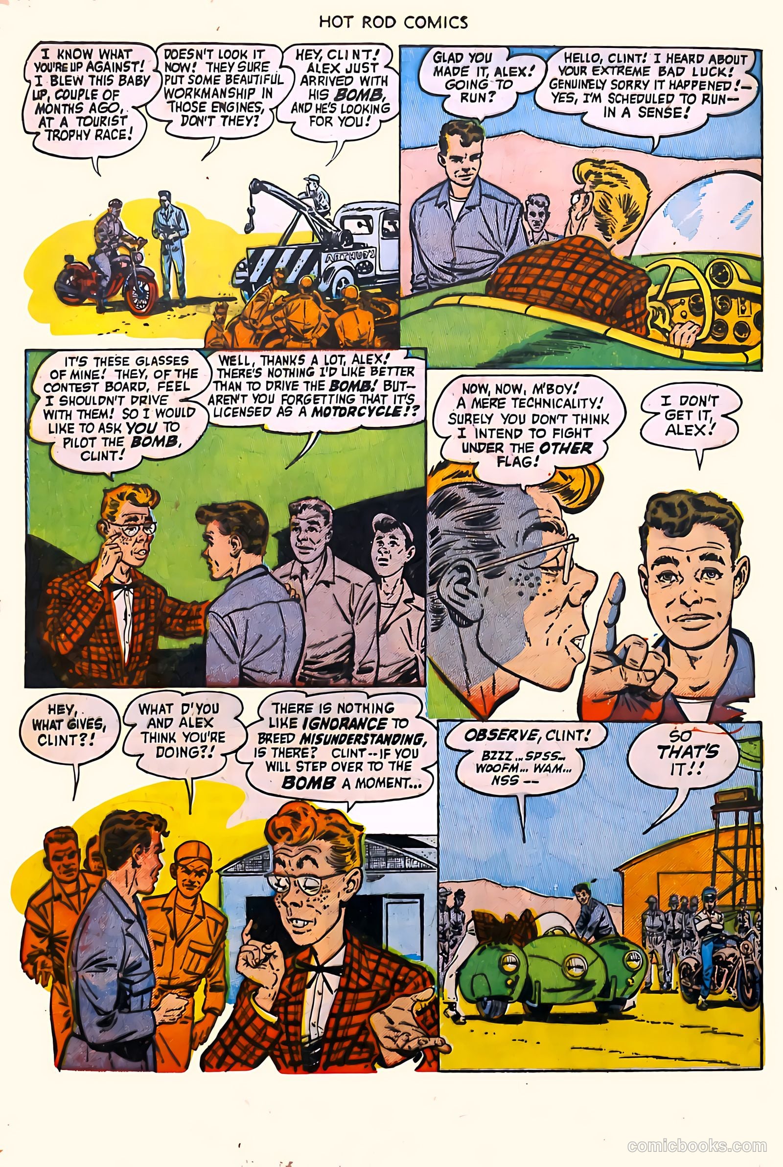Hot Rod Comics #4 (1952) — page 33 of 37