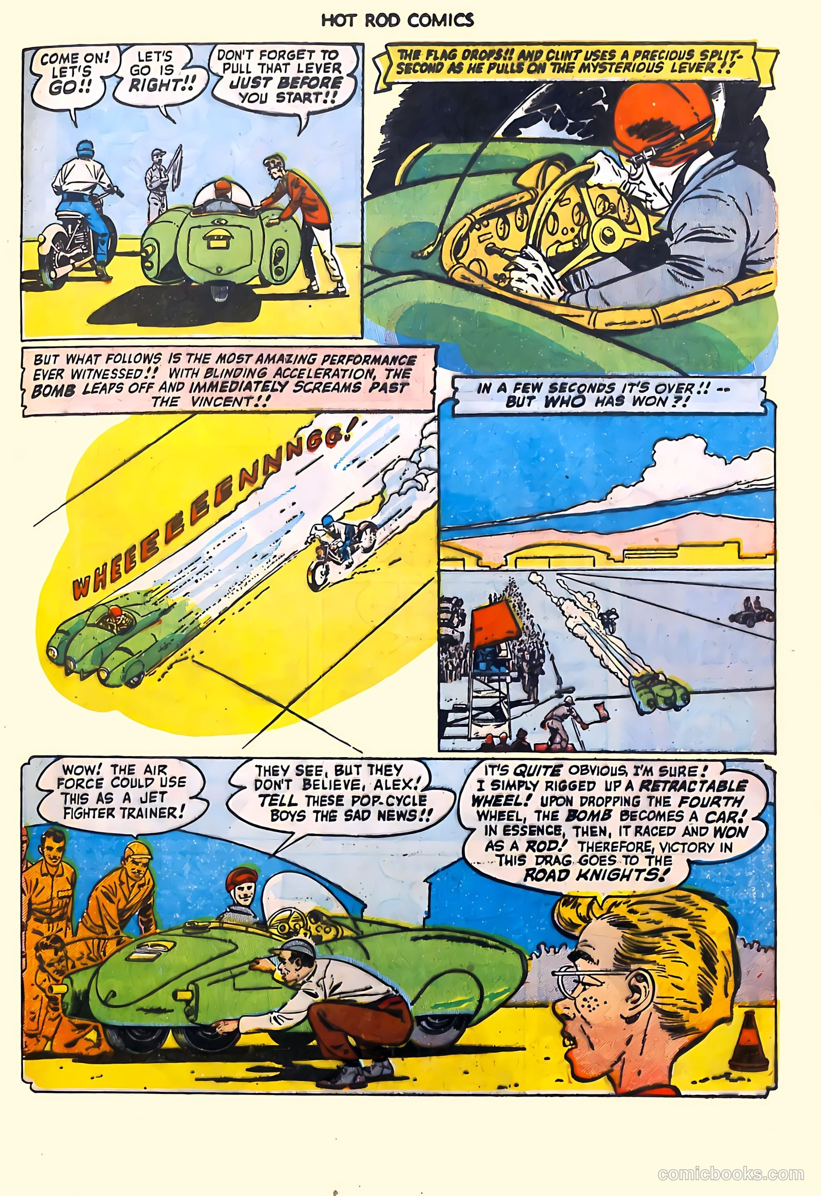 Hot Rod Comics #4 (1952) — page 34 of 37