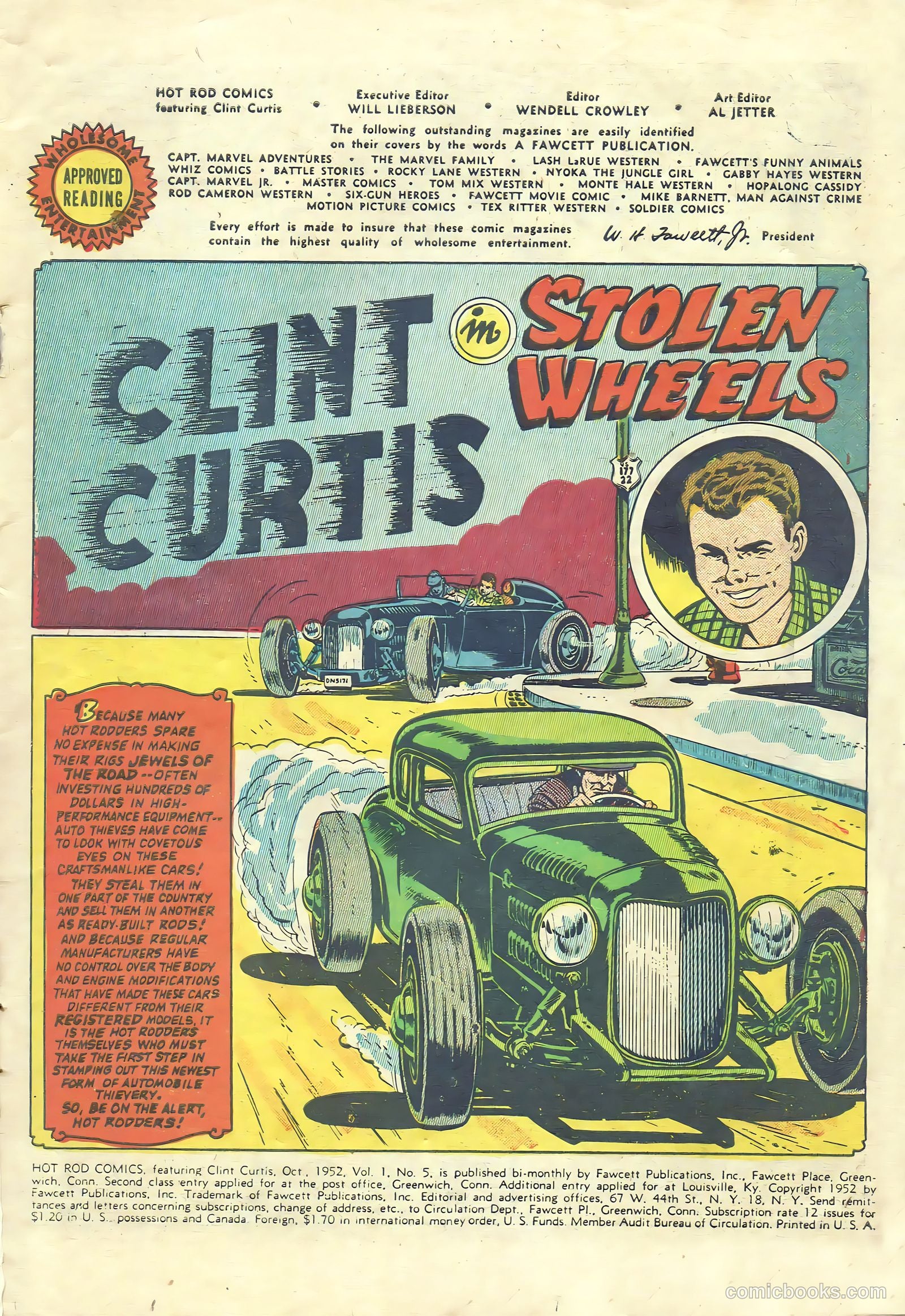 Hot Rod Comics #5 (1952) — page 3 of 35
