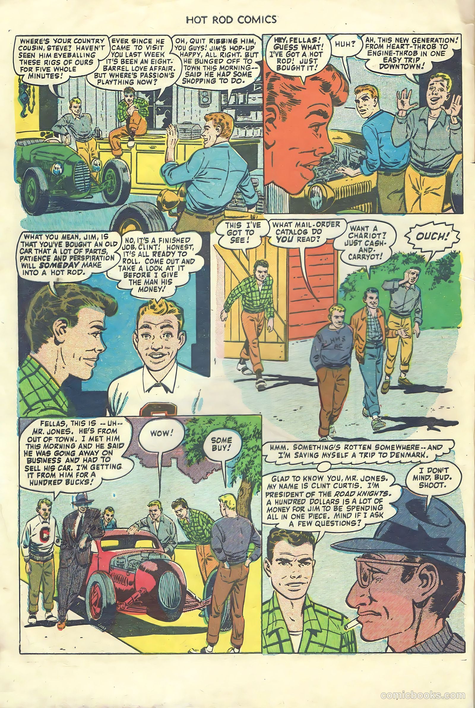 Hot Rod Comics #5 (1952) — page 4 of 35
