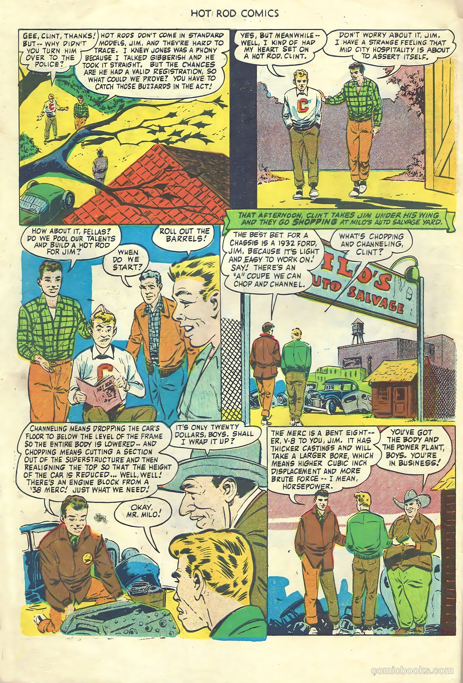 Hot Rod Comics #5 (1952) — page 6 of 35