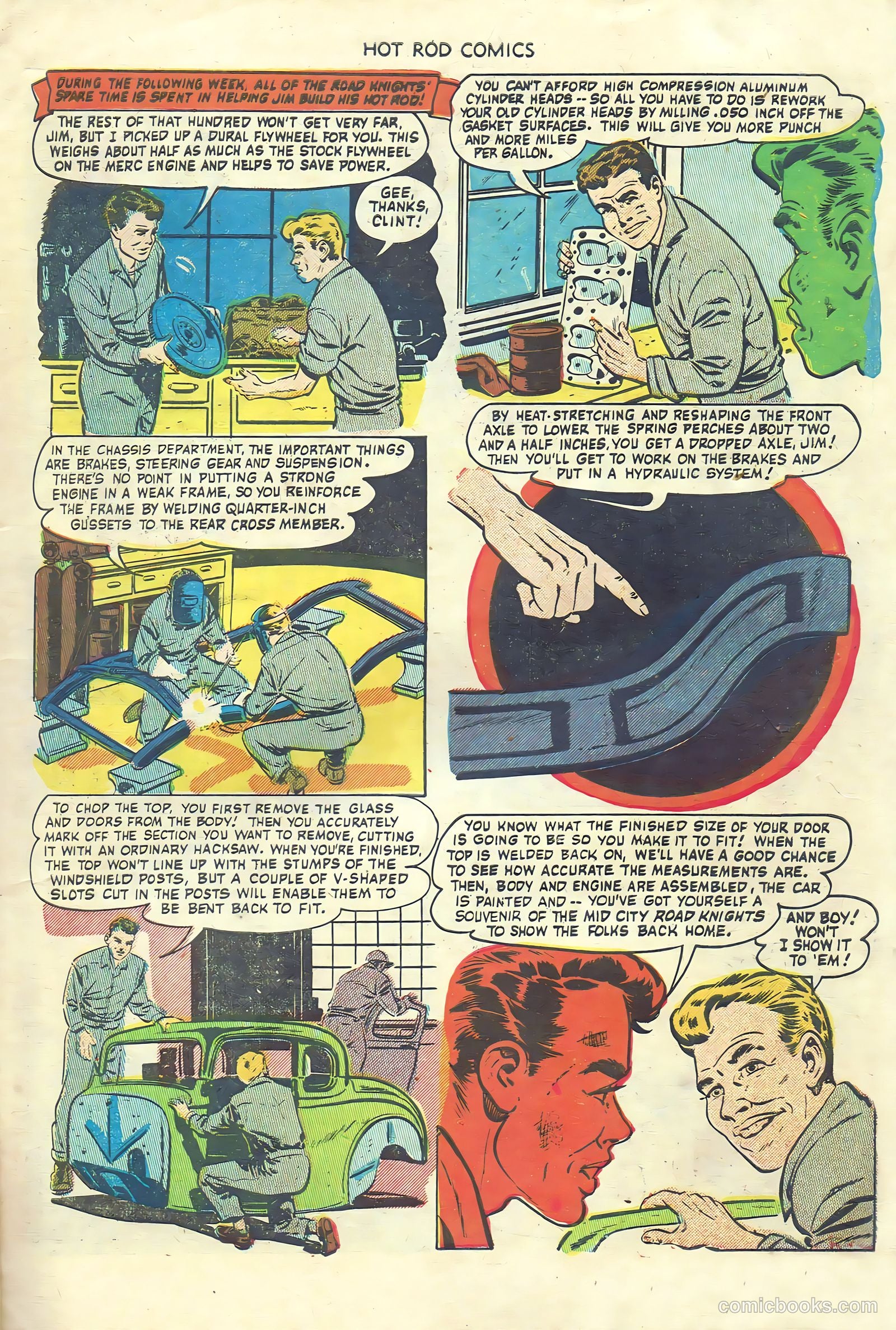 Hot Rod Comics #5 (1952) — page 7 of 35