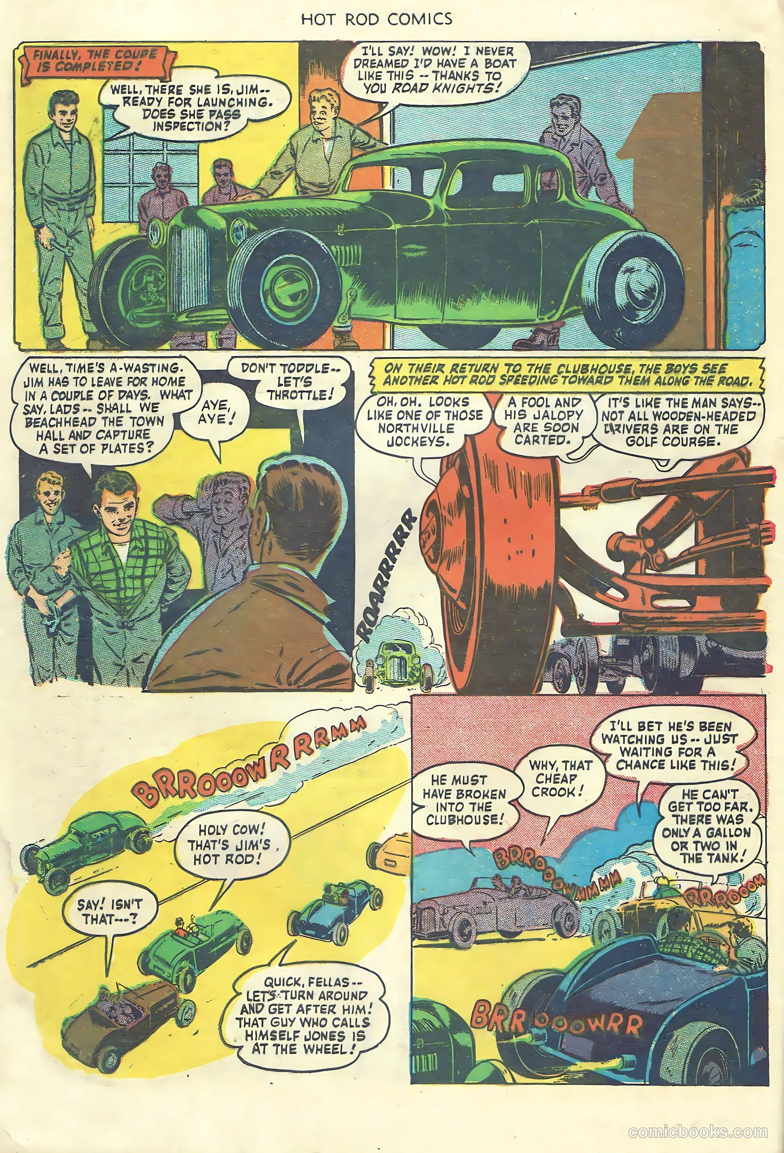 Hot Rod Comics #5 (1952) — page 8 of 35
