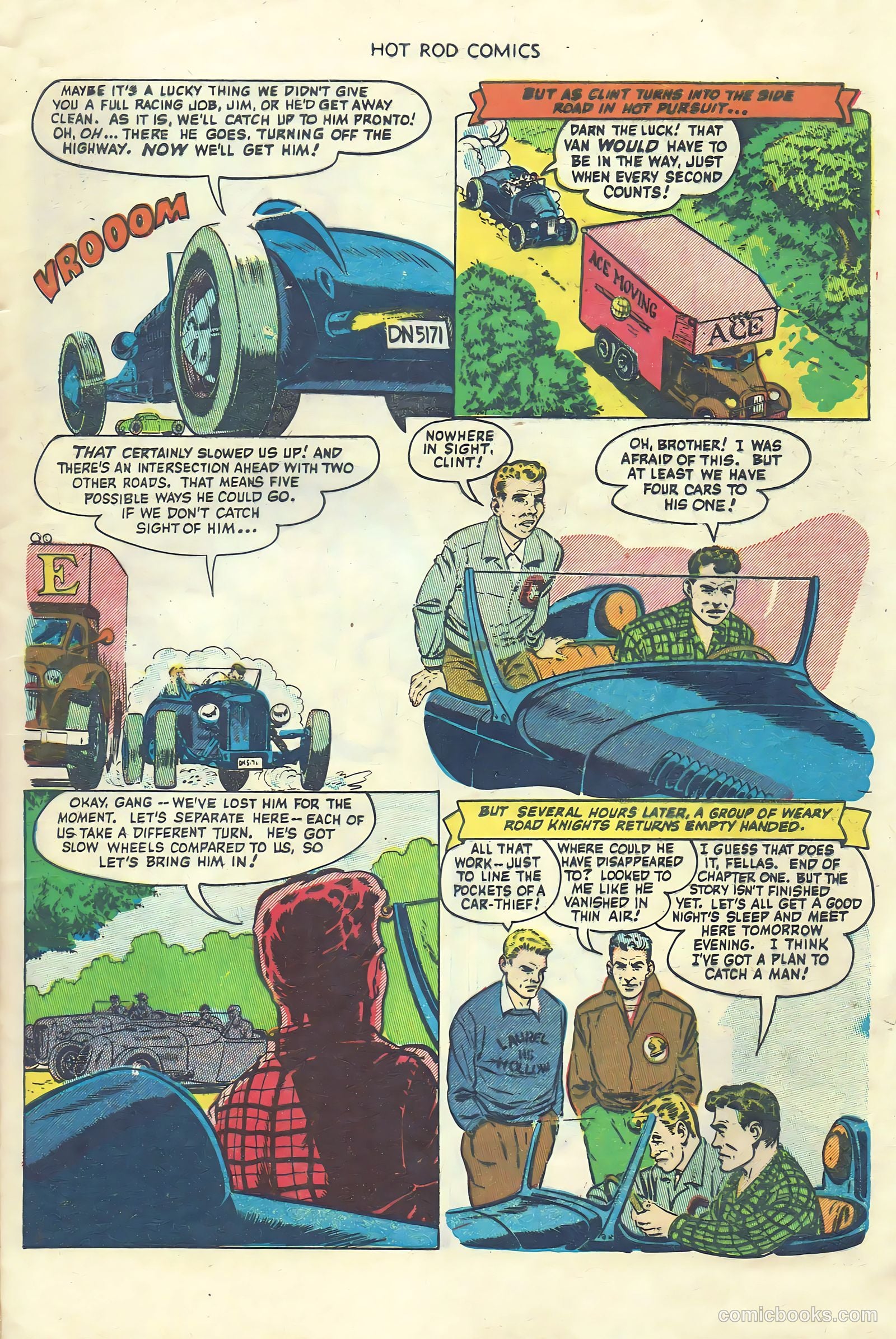 Hot Rod Comics #5 (1952) — page 9 of 35