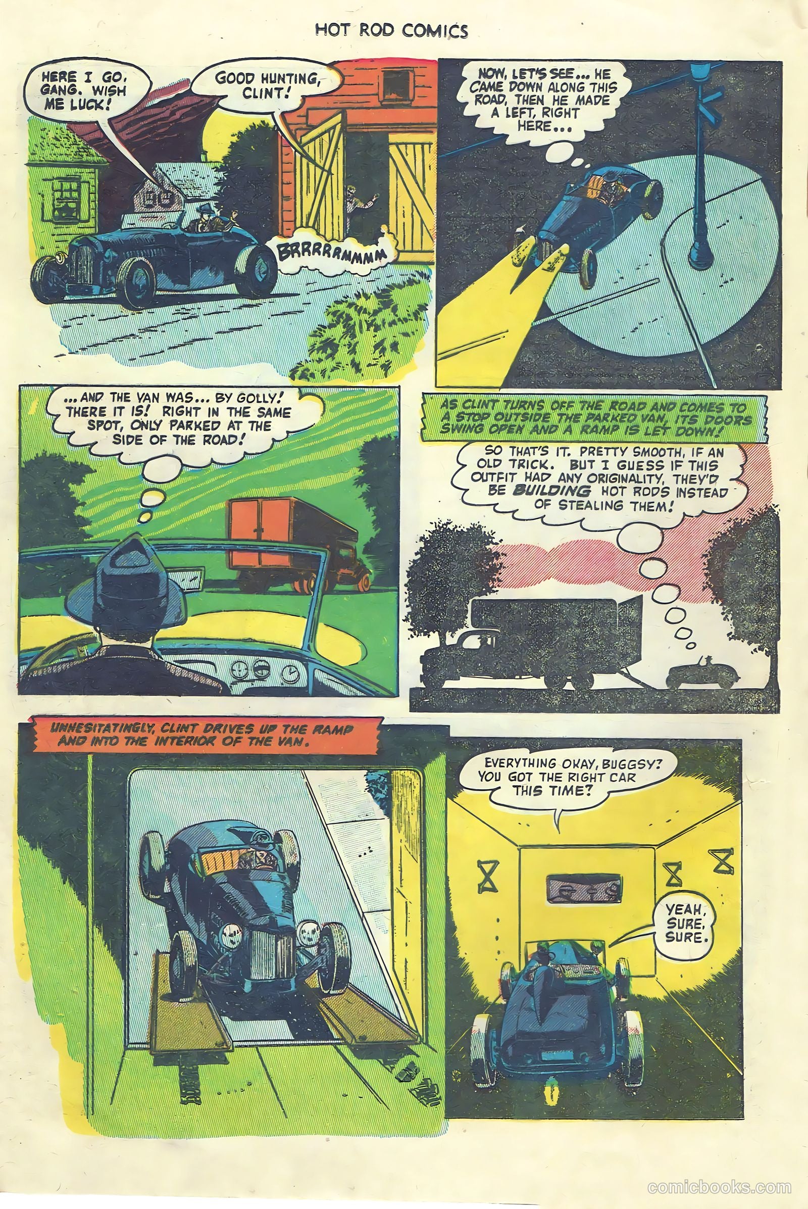 Hot Rod Comics #5 (1952) — page 12 of 35