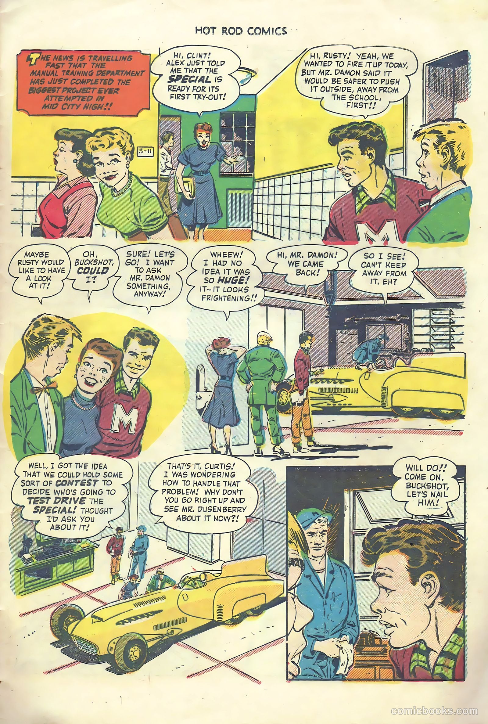 Hot Rod Comics #5 (1952) — page 24 of 35