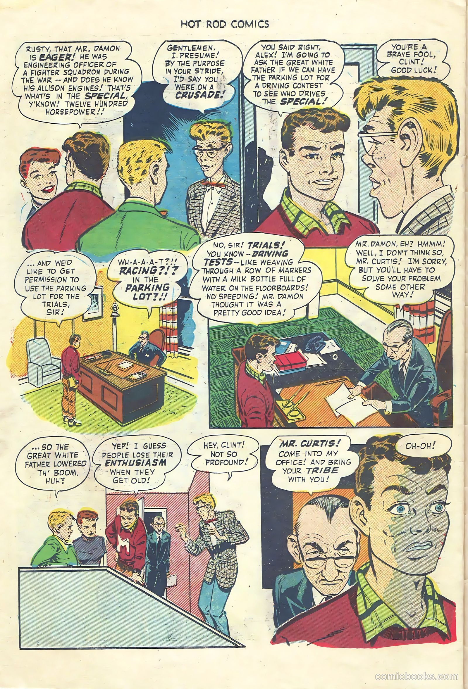Hot Rod Comics #5 (1952) — page 25 of 35