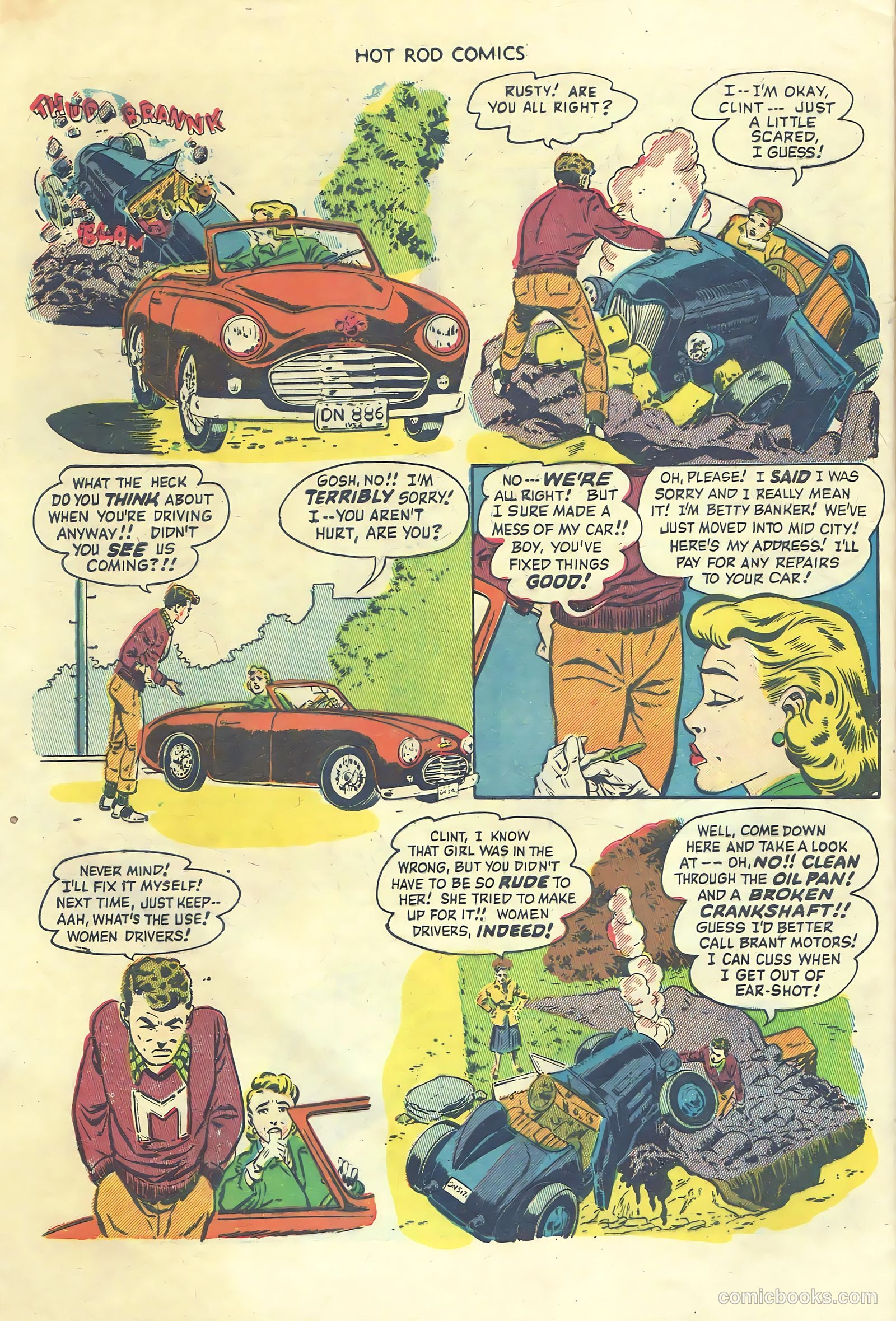 Hot Rod Comics #5 (1952) — page 27 of 35