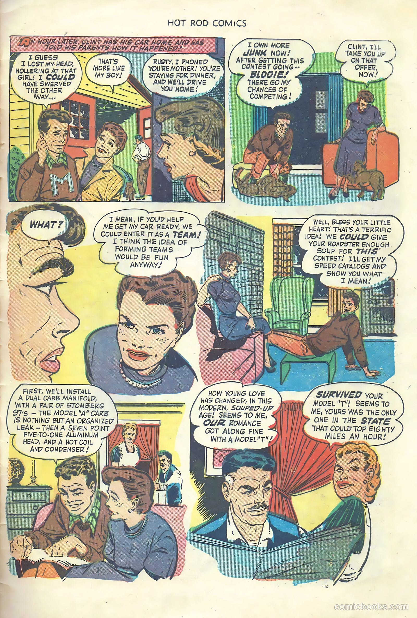 Hot Rod Comics #5 (1952) — page 28 of 35