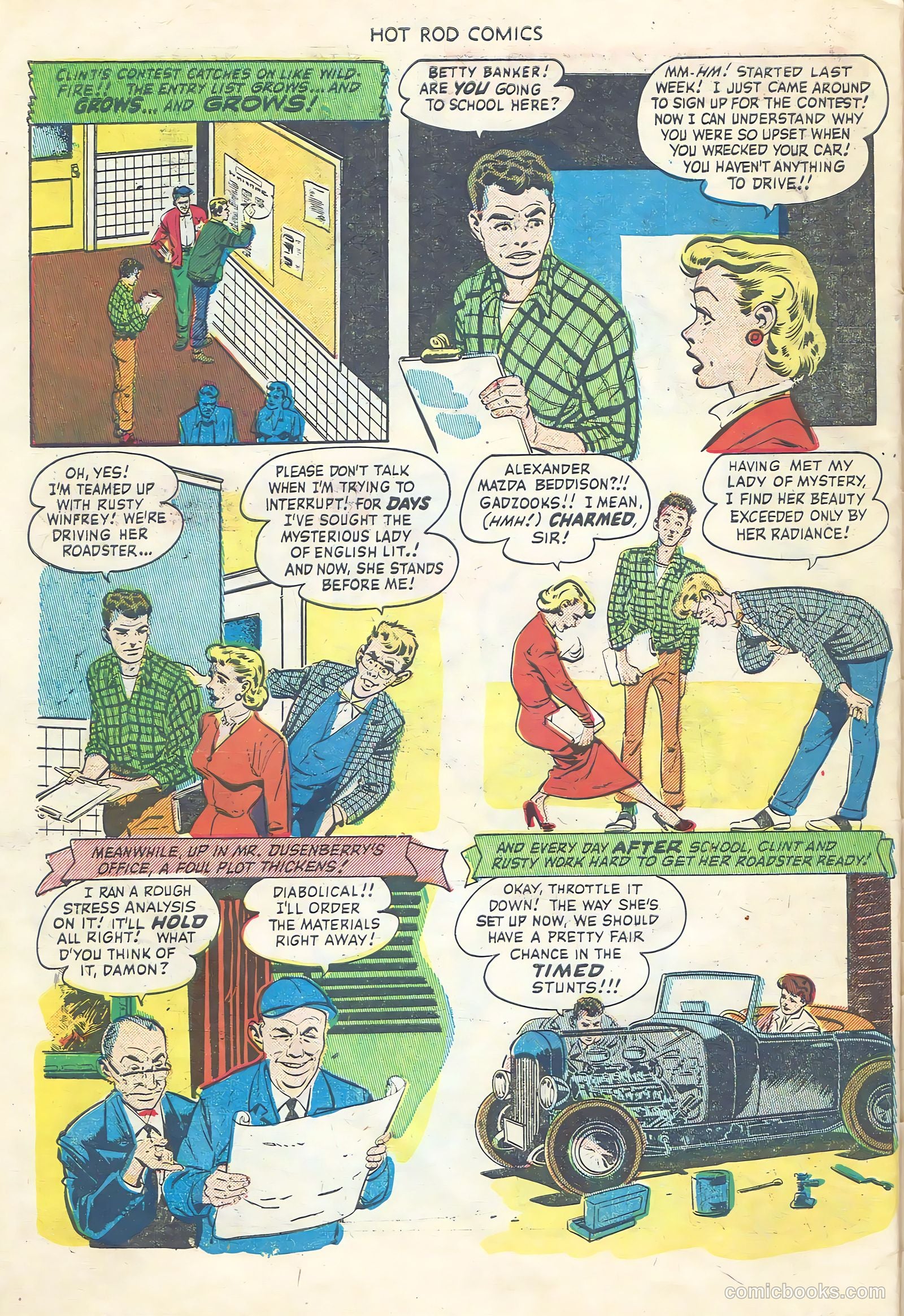Hot Rod Comics #5 (1952) — page 29 of 35