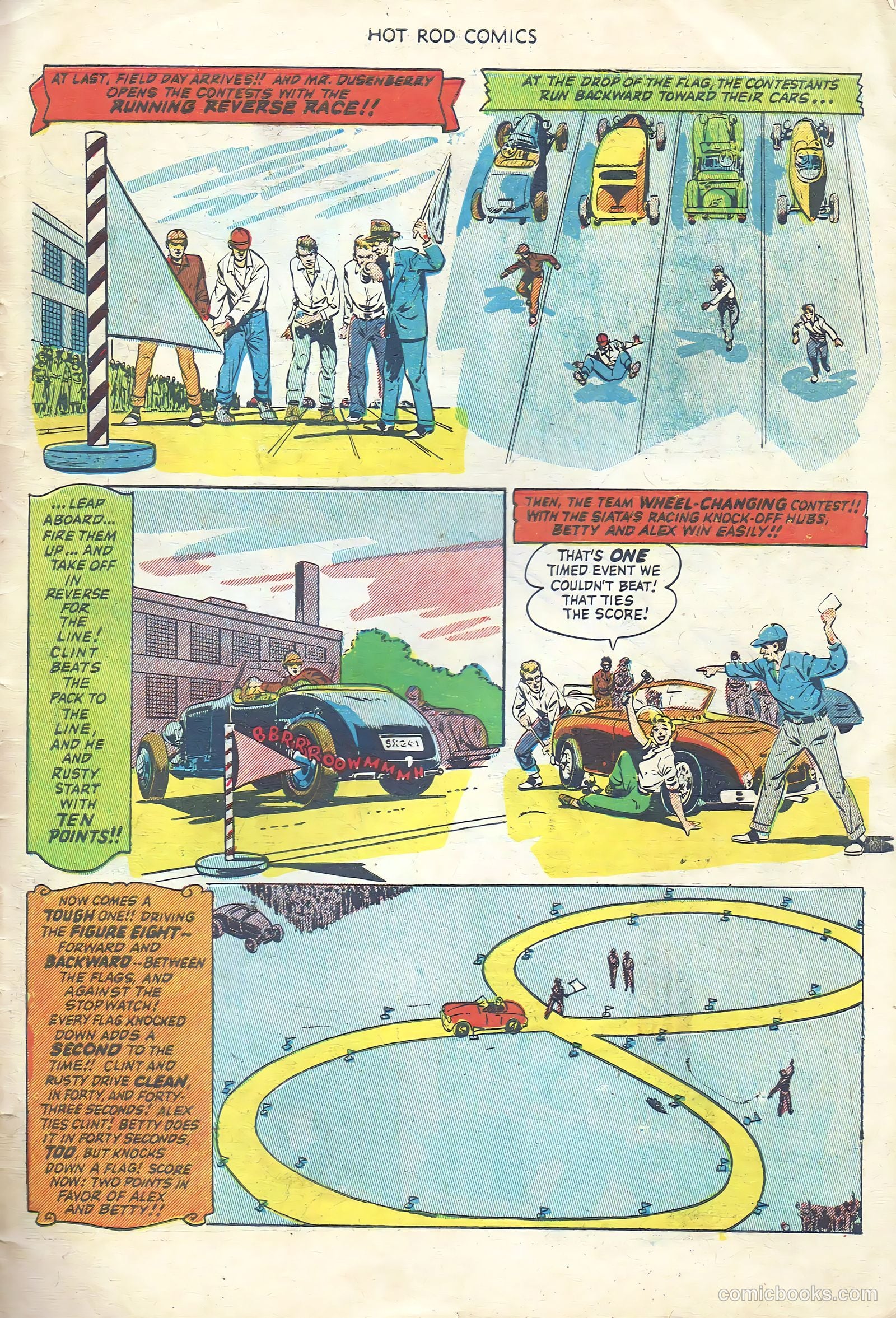 Hot Rod Comics #5 (1952) — page 30 of 35