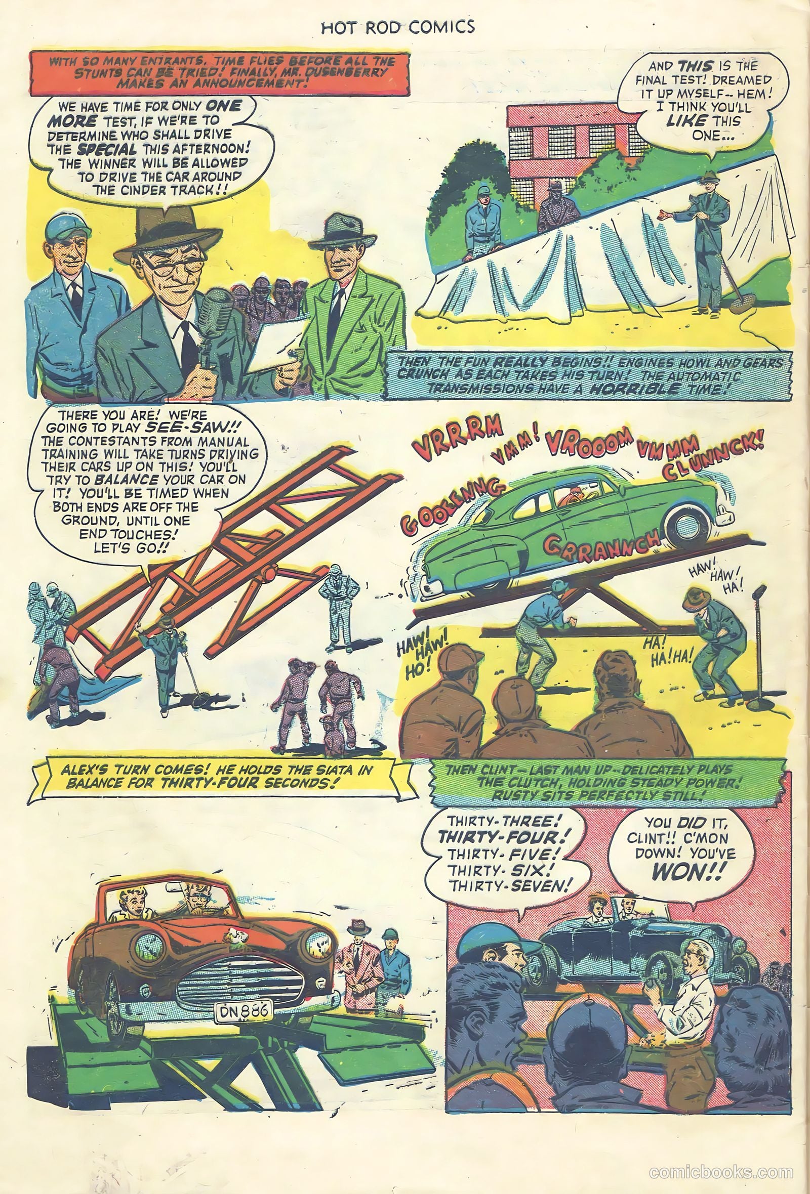 Hot Rod Comics #5 (1952) — page 31 of 35