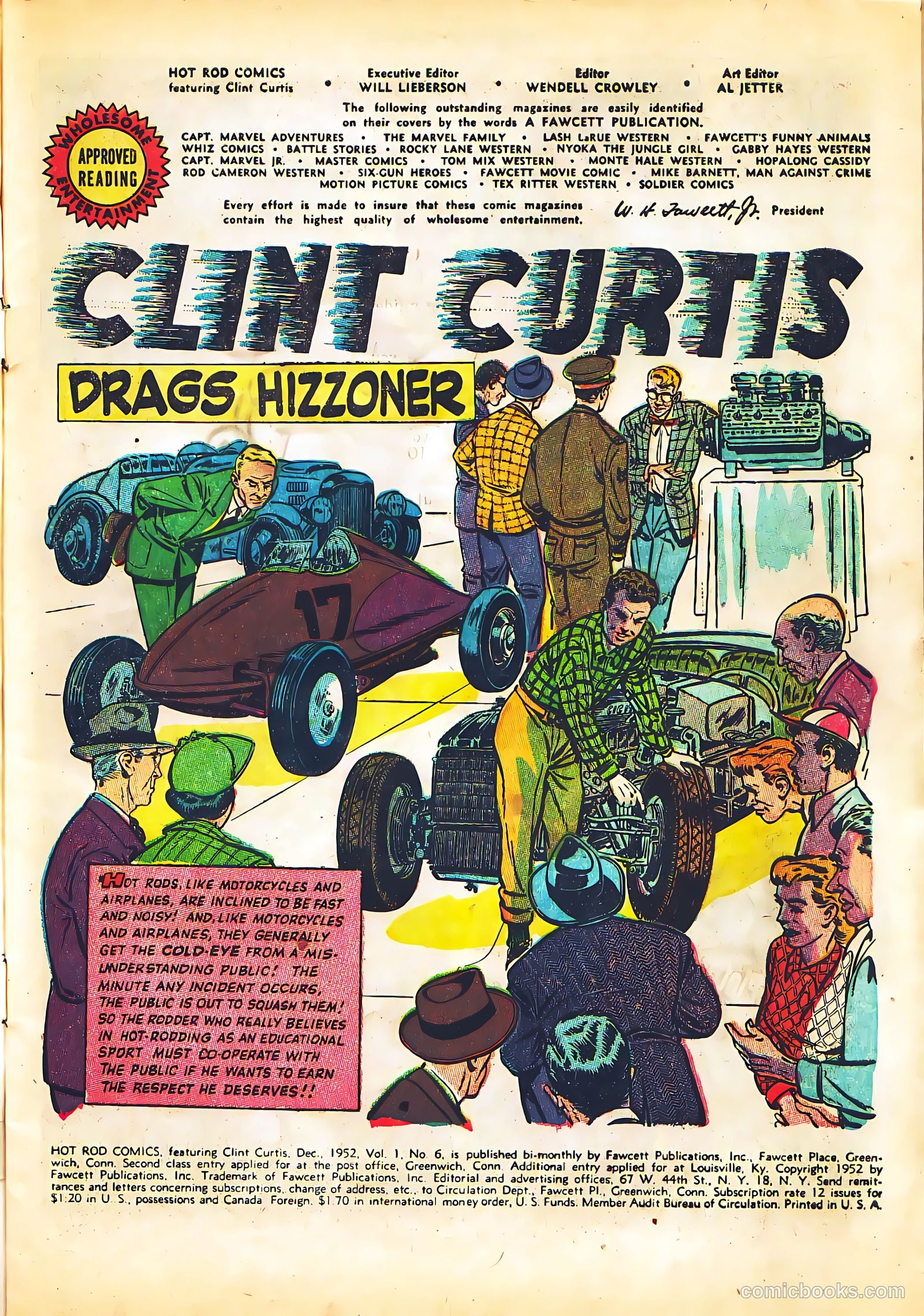 Hot Rod Comics #6 (1952) — page 3 of 37