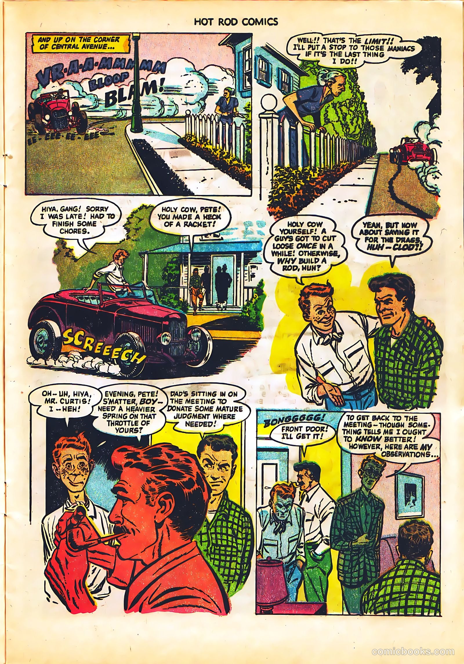 Hot Rod Comics #6 (1952) — page 5 of 37
