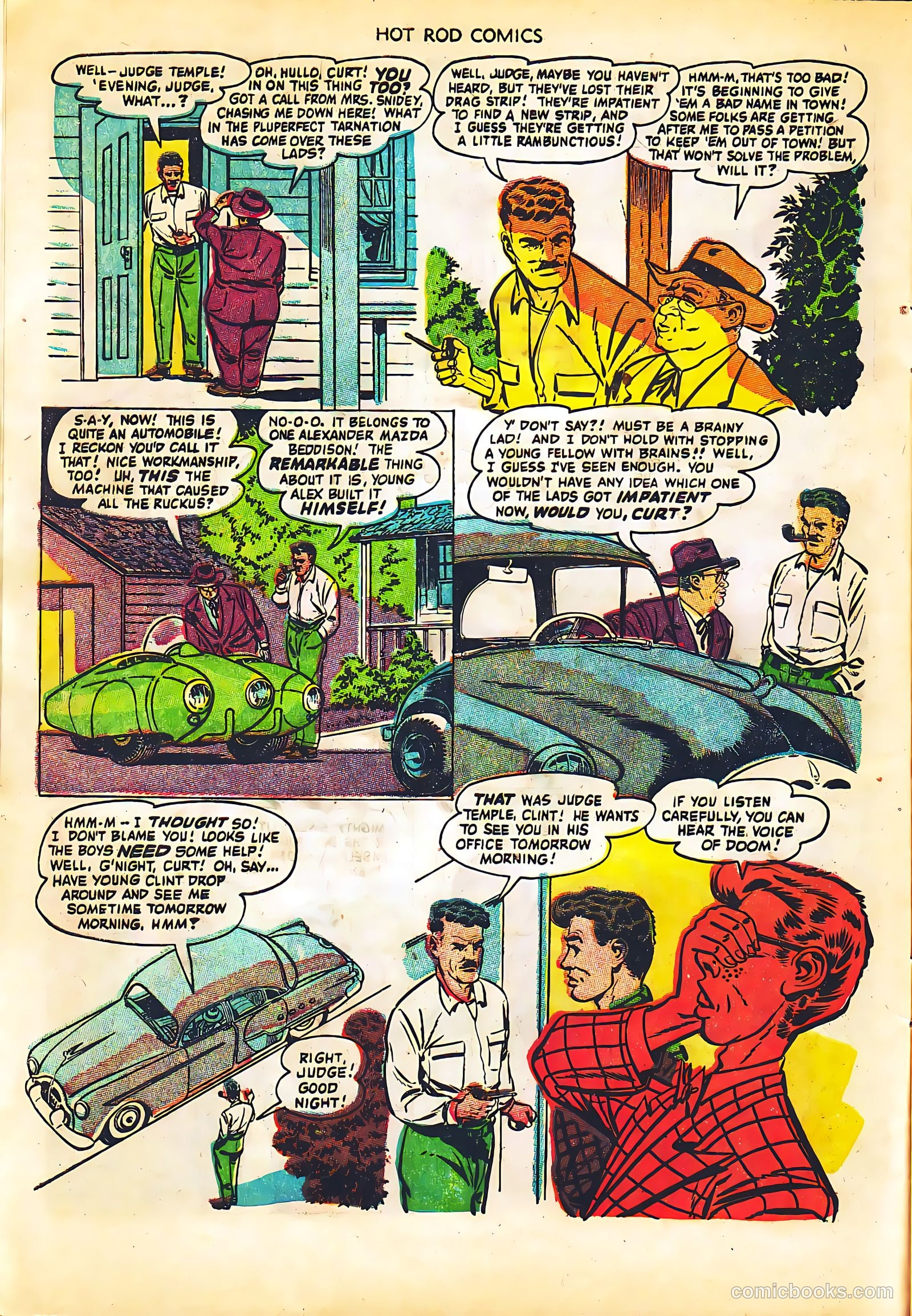 Hot Rod Comics #6 (1952) — page 6 of 37