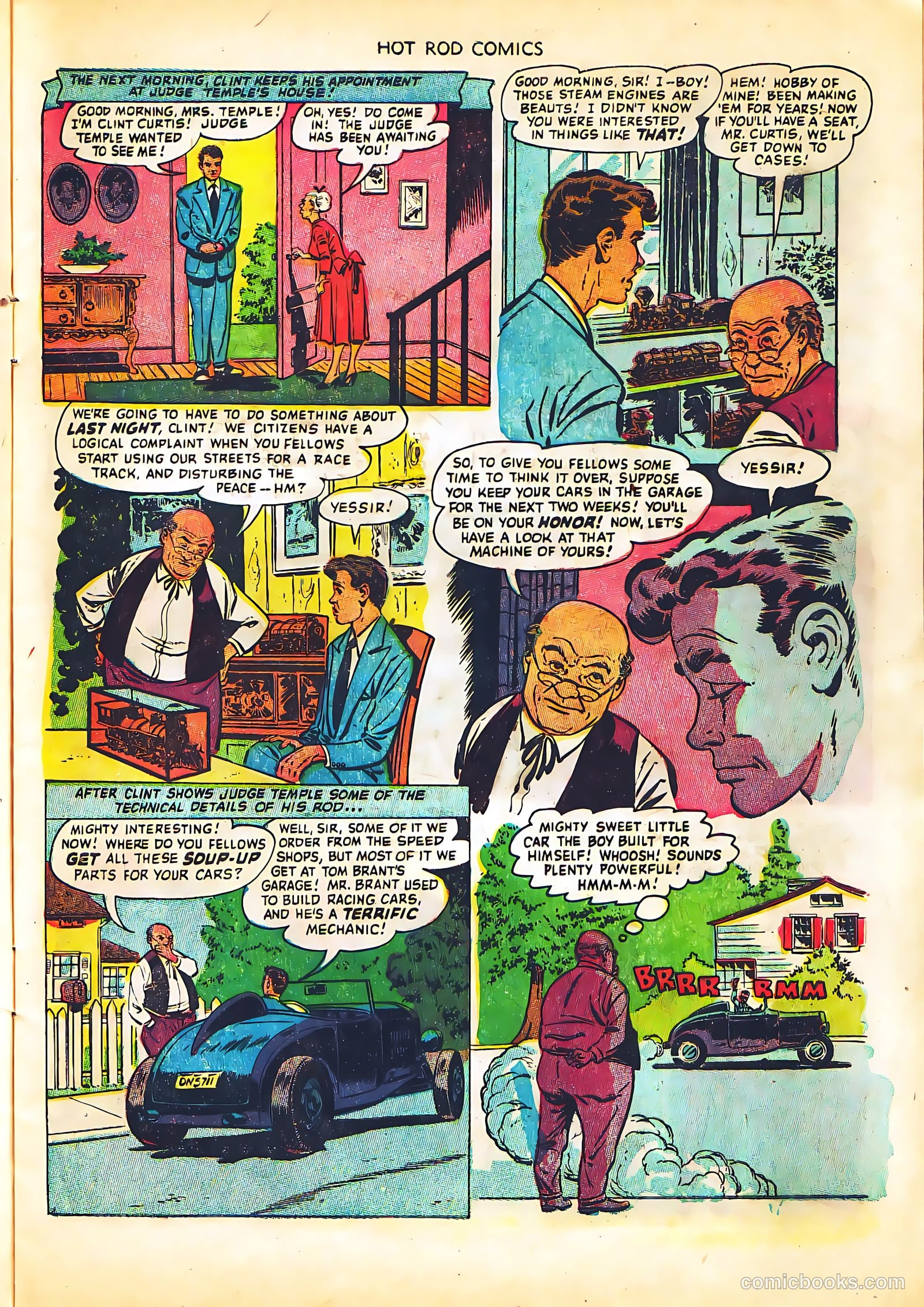Hot Rod Comics #6 (1952) — page 7 of 37