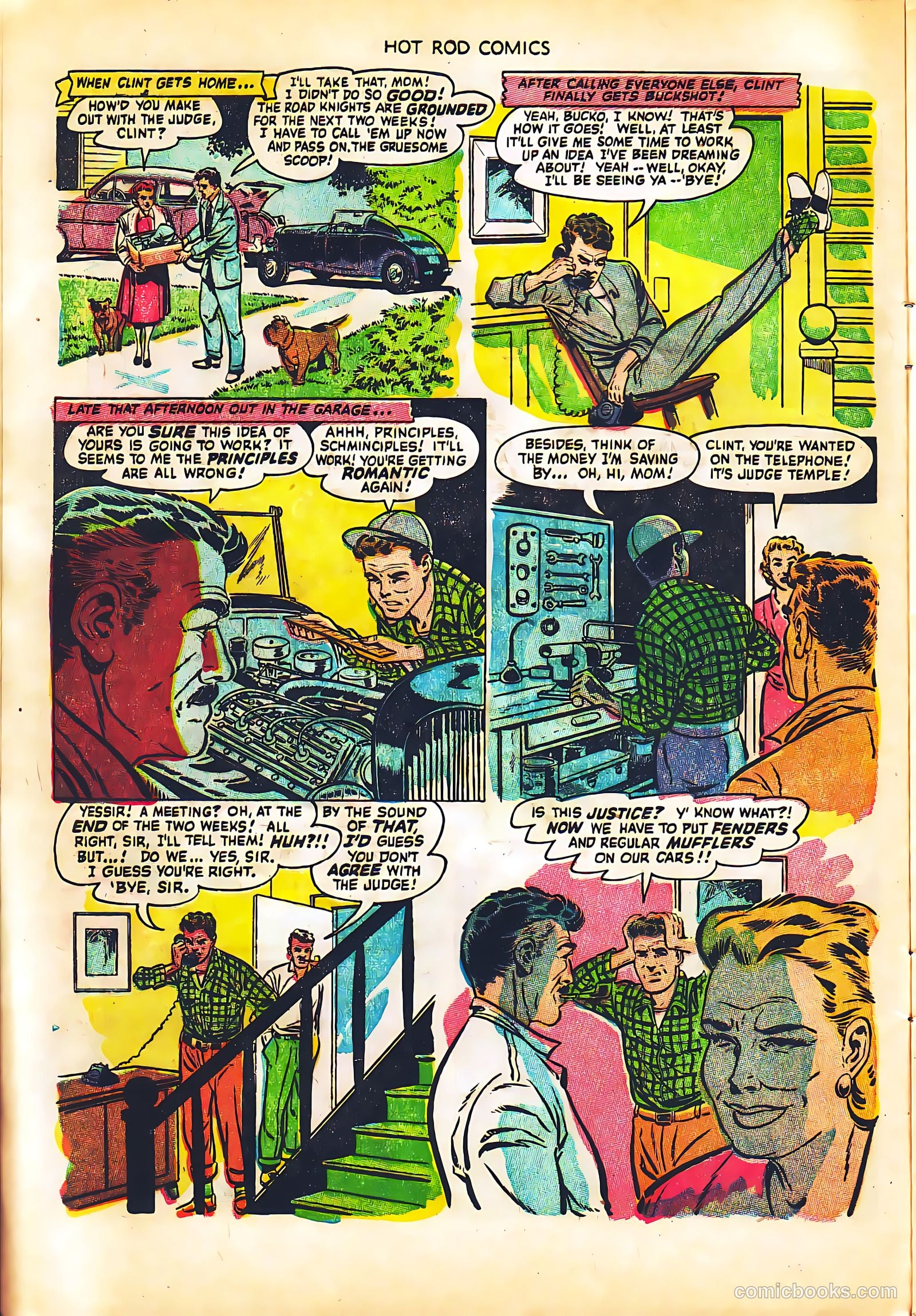 Hot Rod Comics #6 (1952) — page 8 of 37