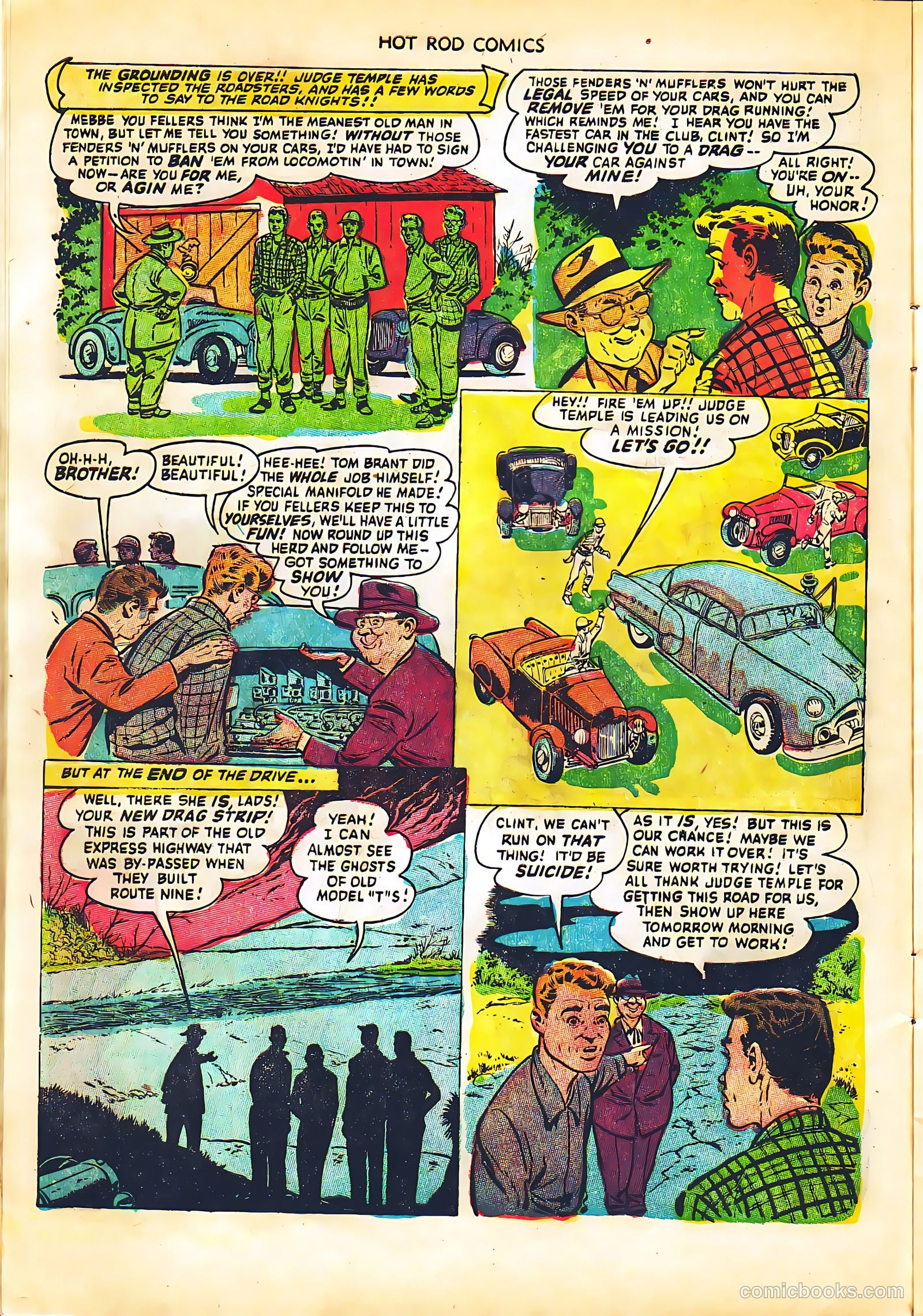 Hot Rod Comics #6 (1952) — page 10 of 37