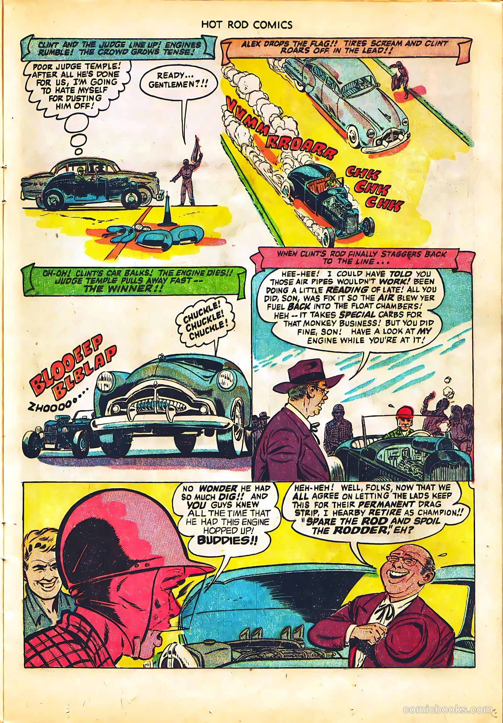 Hot Rod Comics #6 (1952) — page 13 of 37