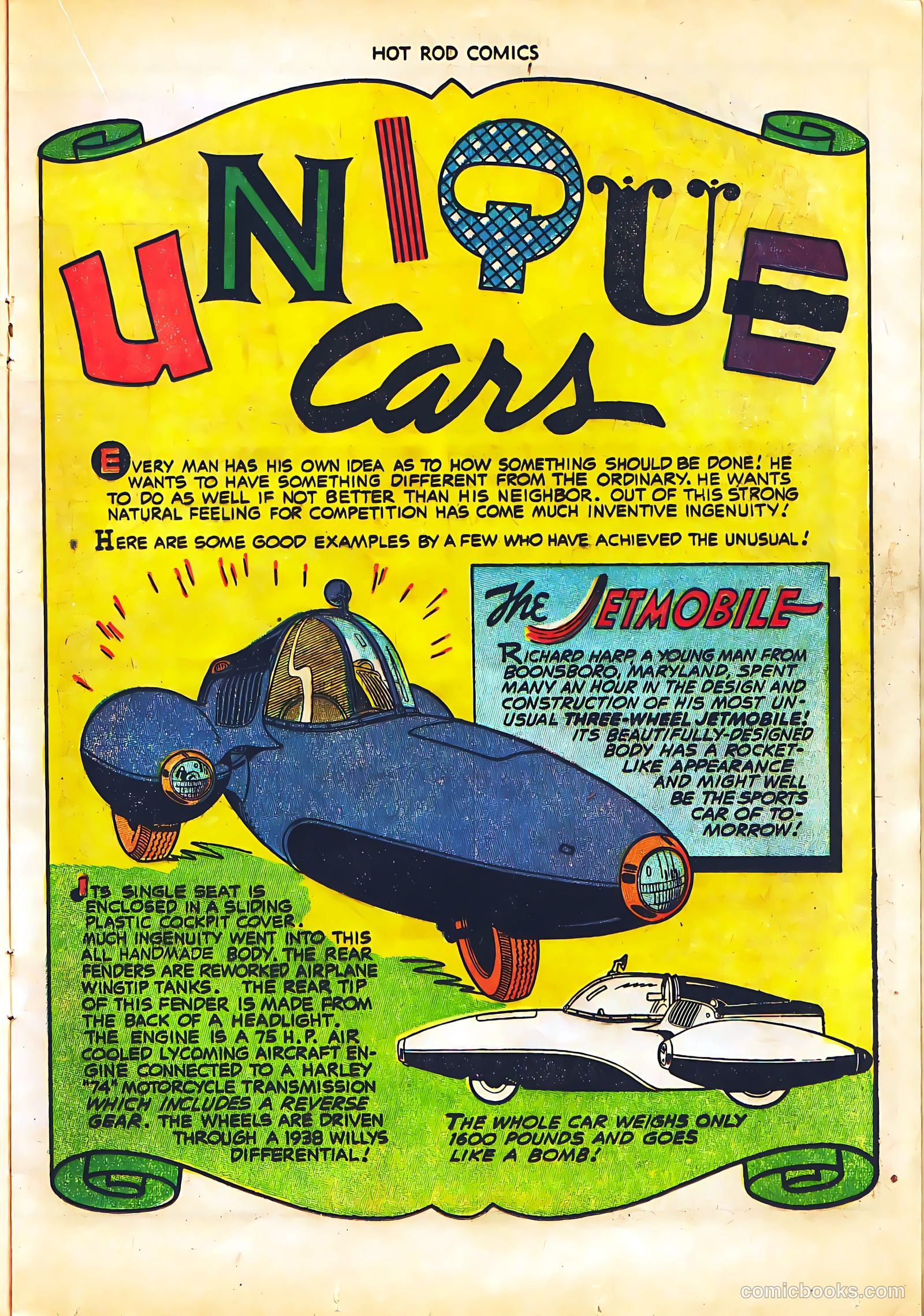 Hot Rod Comics #6 (1952) — page 17 of 37
