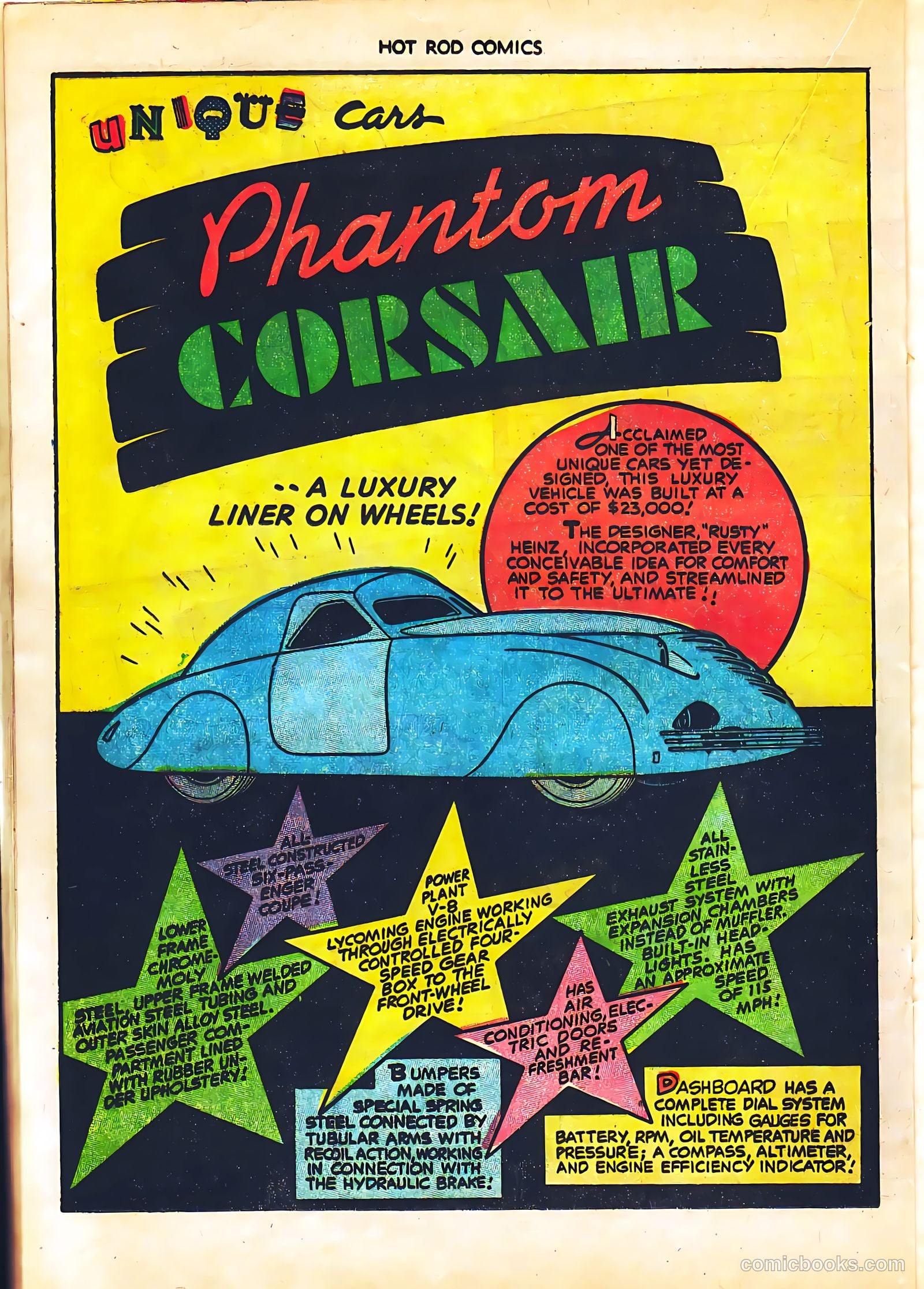 Hot Rod Comics #6 (1952) — page 21 of 37